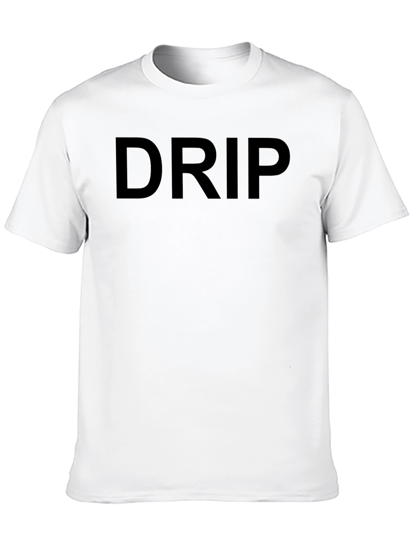 Mens DRIP Graphic Crew Neck T-Shirt