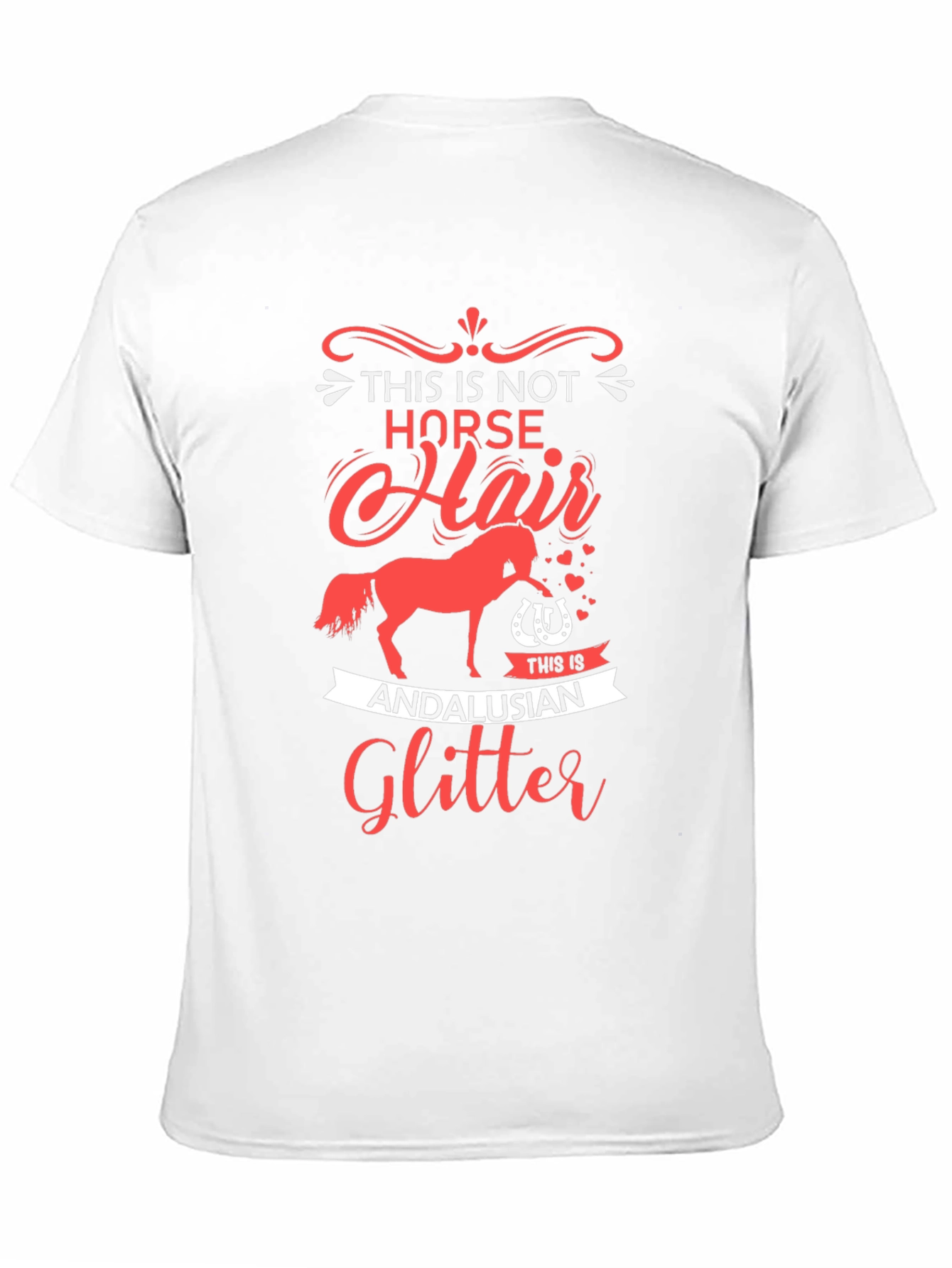 Horse Lover T-Shirt: Andalusian Glitter Tee