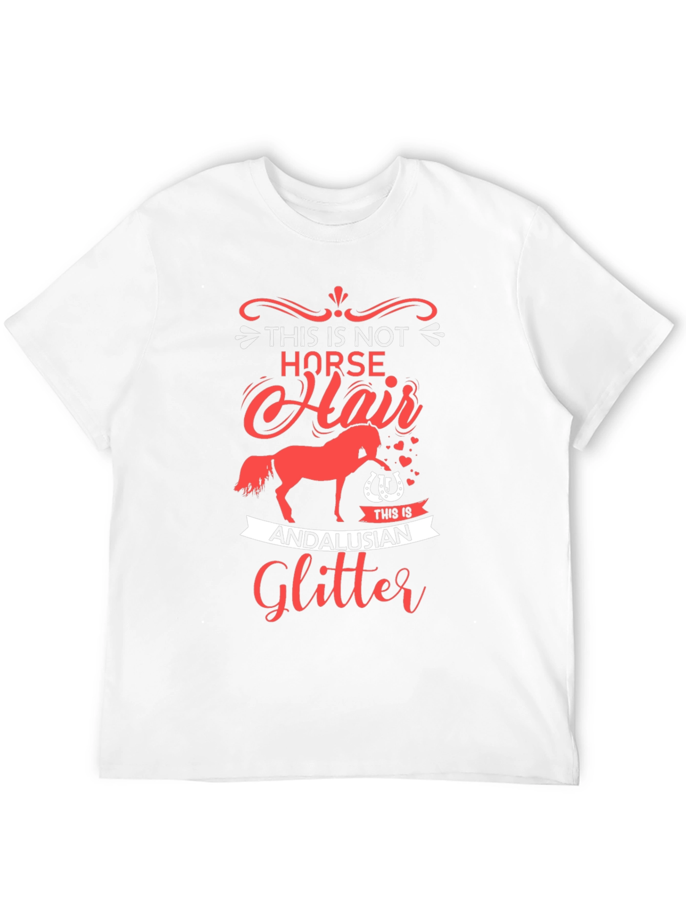 Horse Lover T-Shirt: Andalusian Glitter Tee