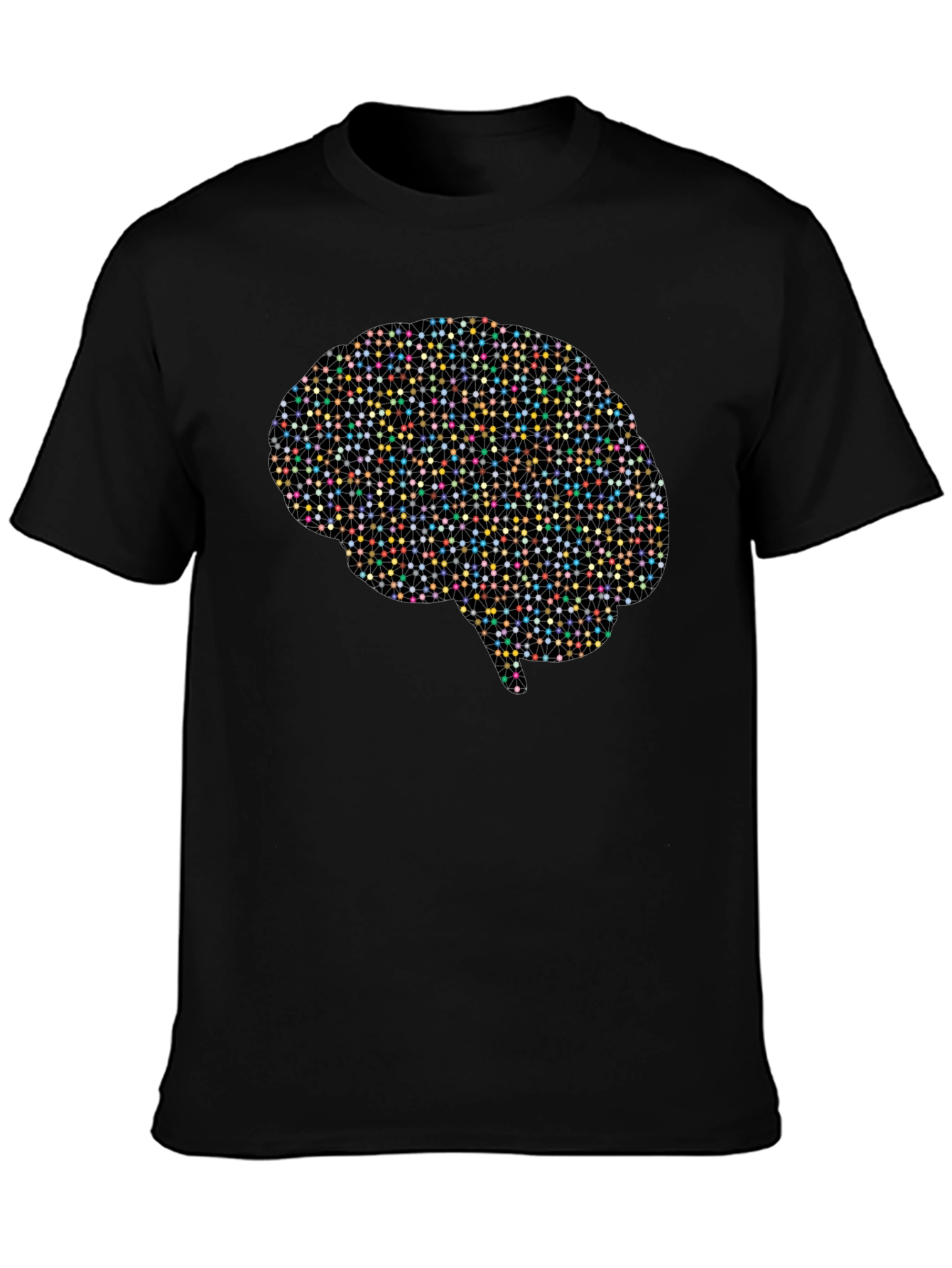 Brain Connection T-Shirt - Black Novelty Tee