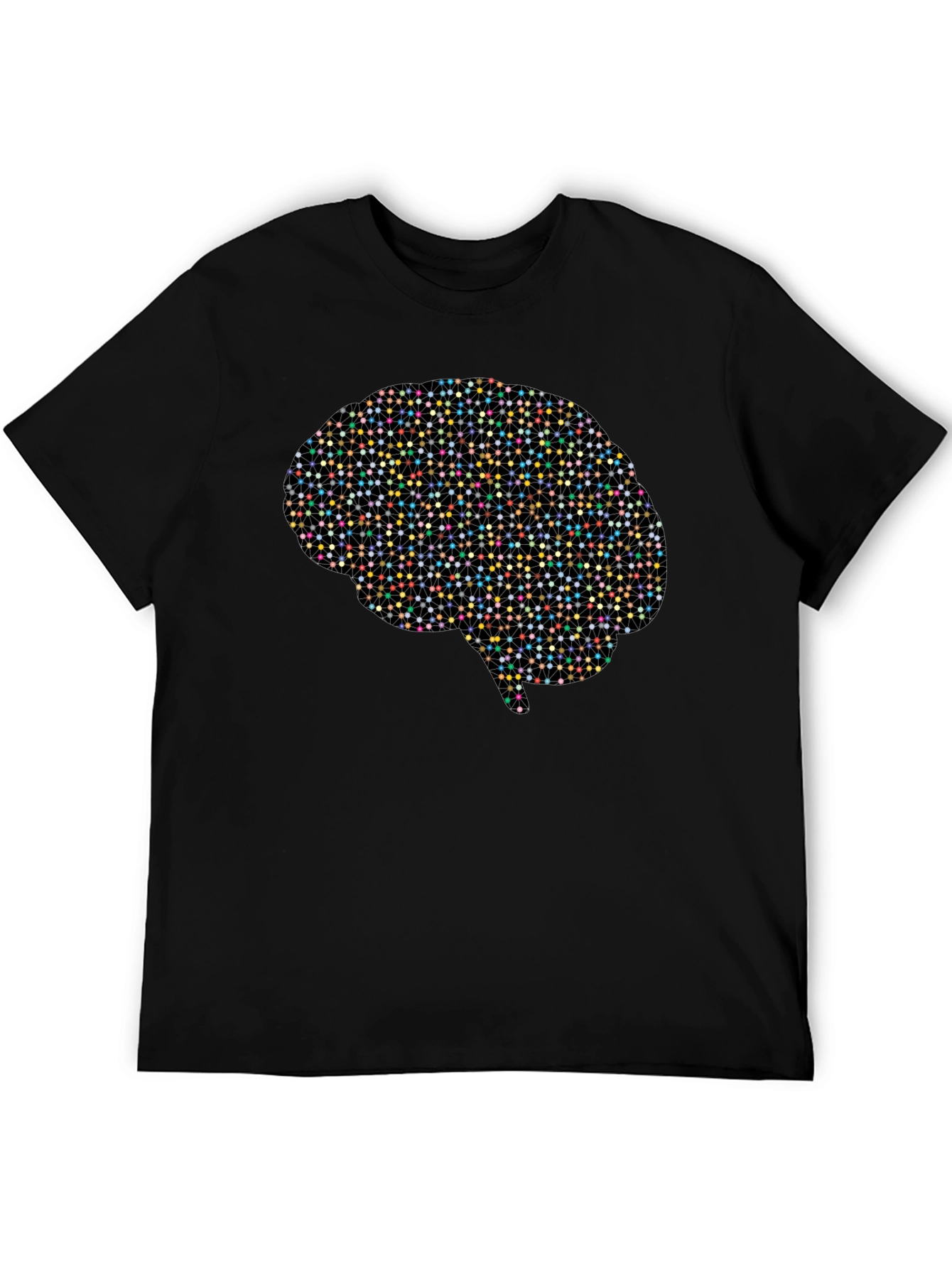Brain Connection T-Shirt - Black Novelty Tee