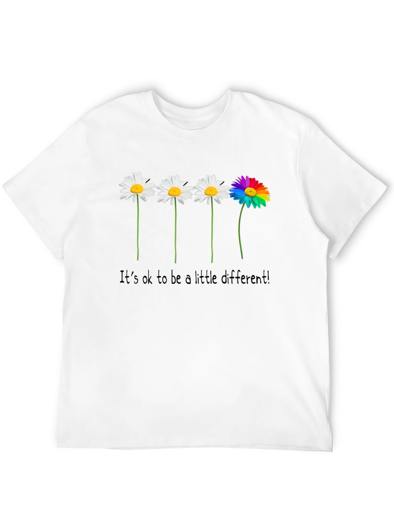 Be Different Daisy Graphic Tee