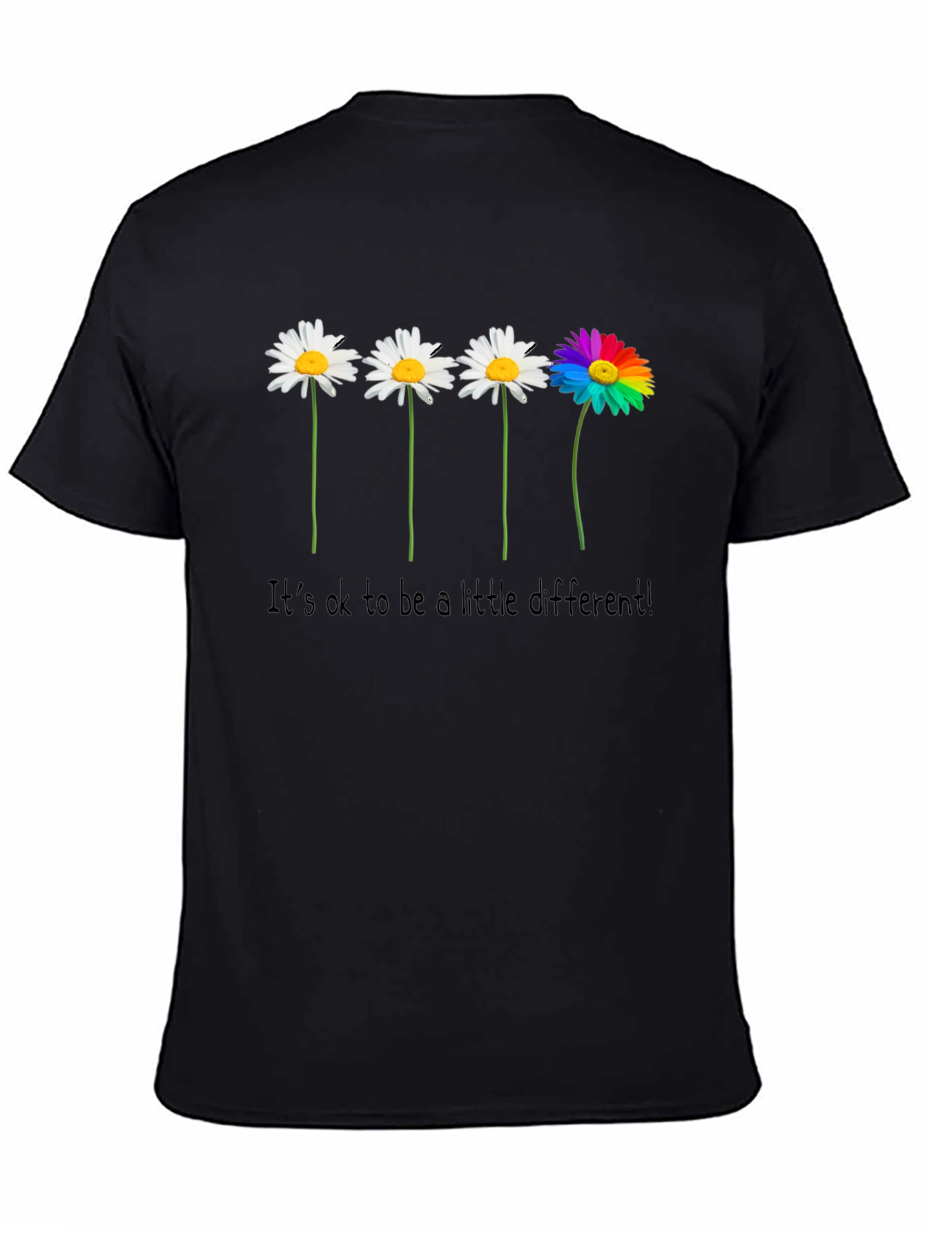 Be Different Daisy Graphic Tee