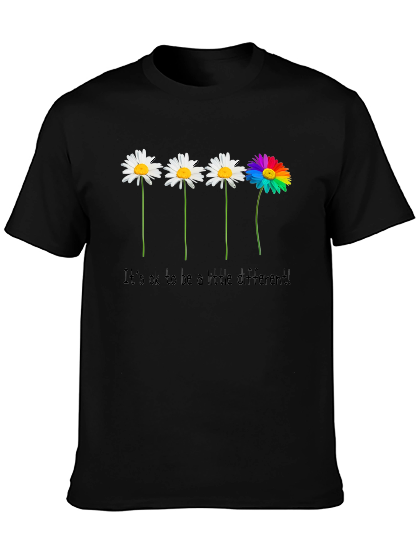 Be Different Daisy Graphic Tee