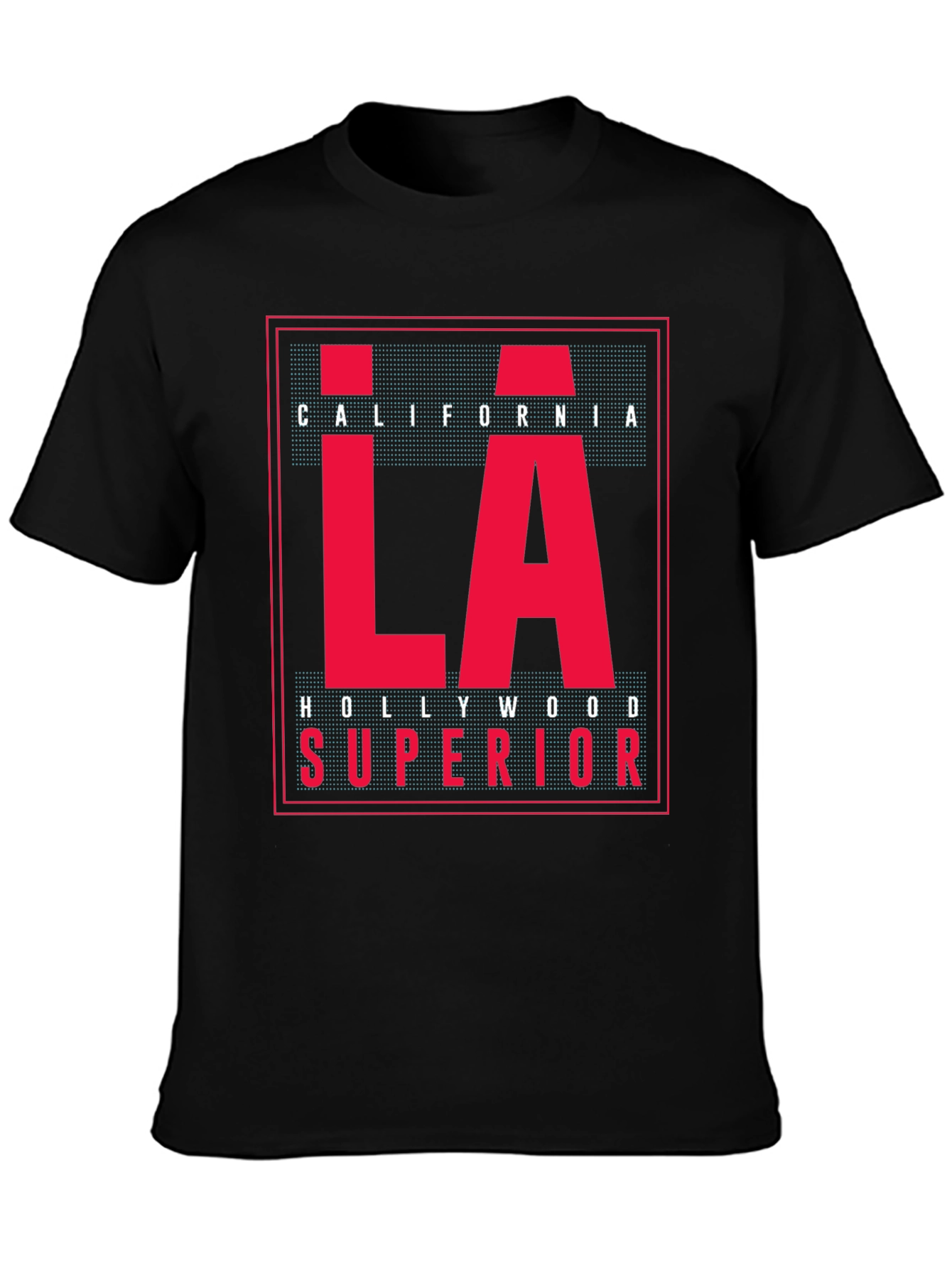 LA California Graphic Tee - Black