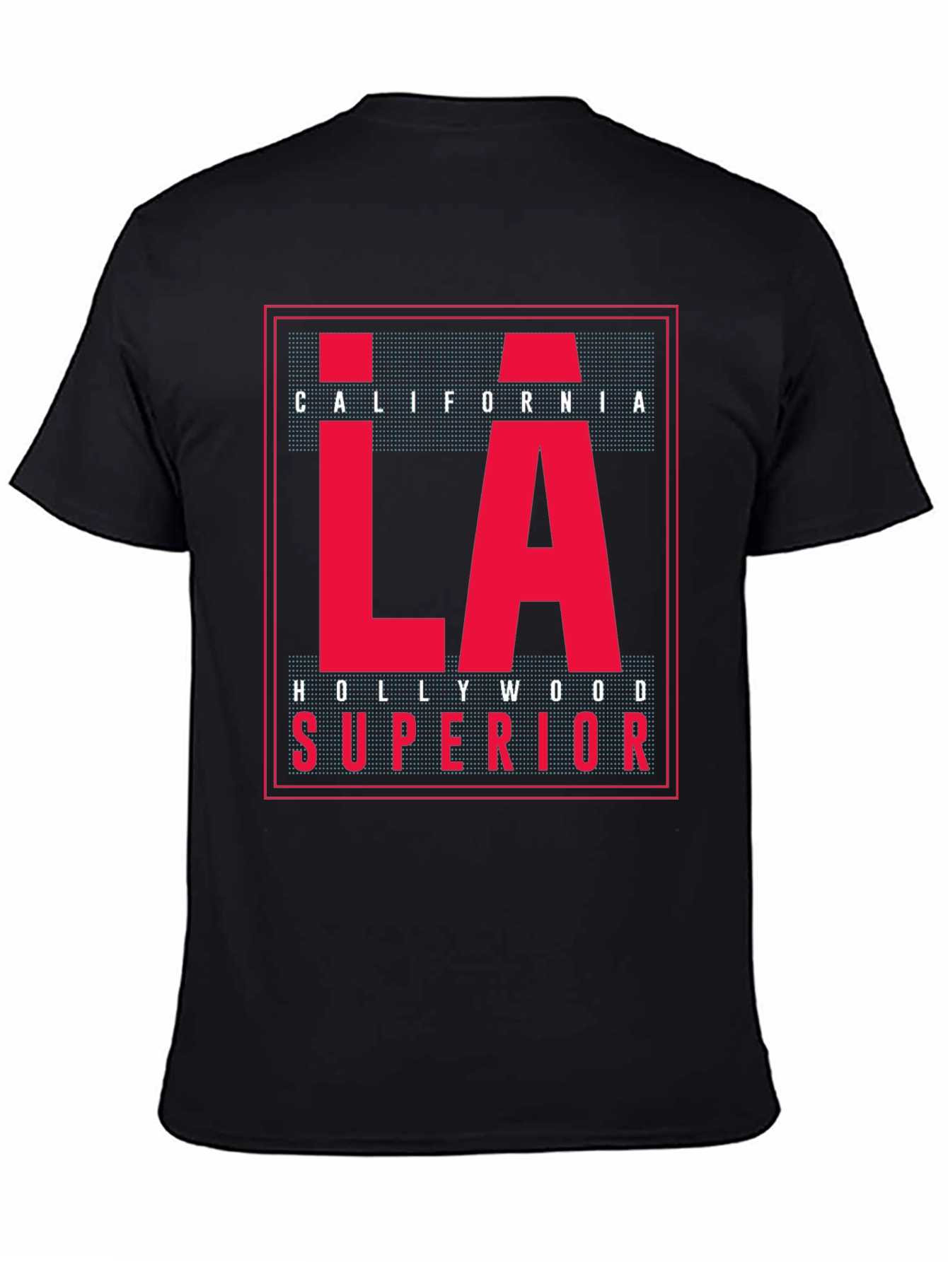 LA California Graphic Tee - Black