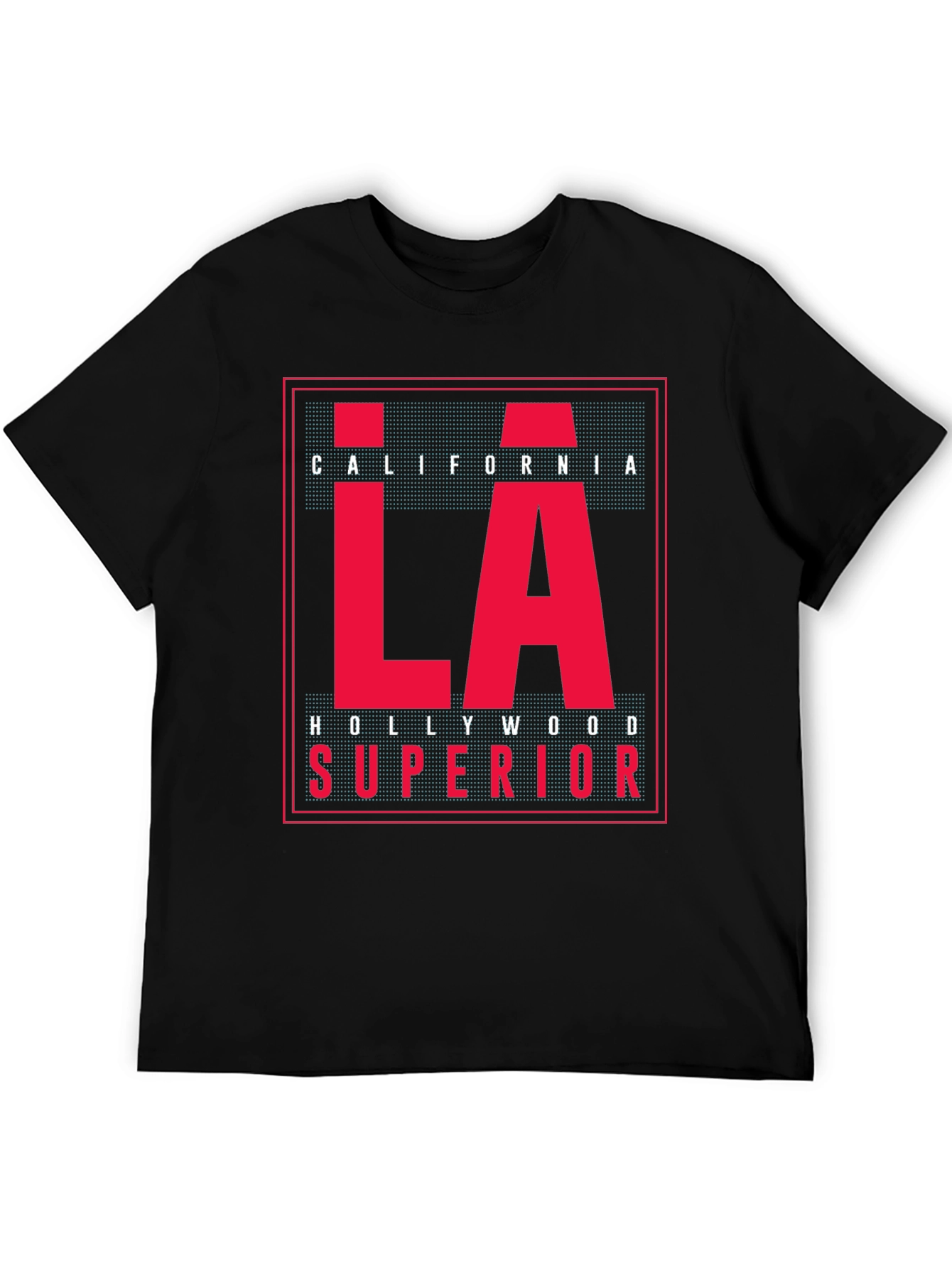LA California Graphic Tee - Black