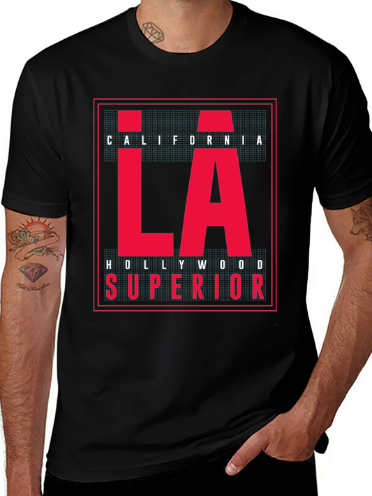LA California Graphic Tee - Black