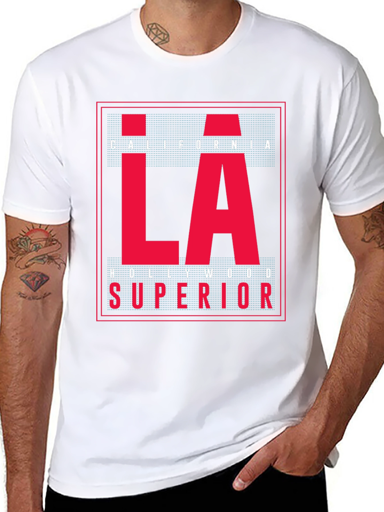 LA California Graphic Tee - Black
