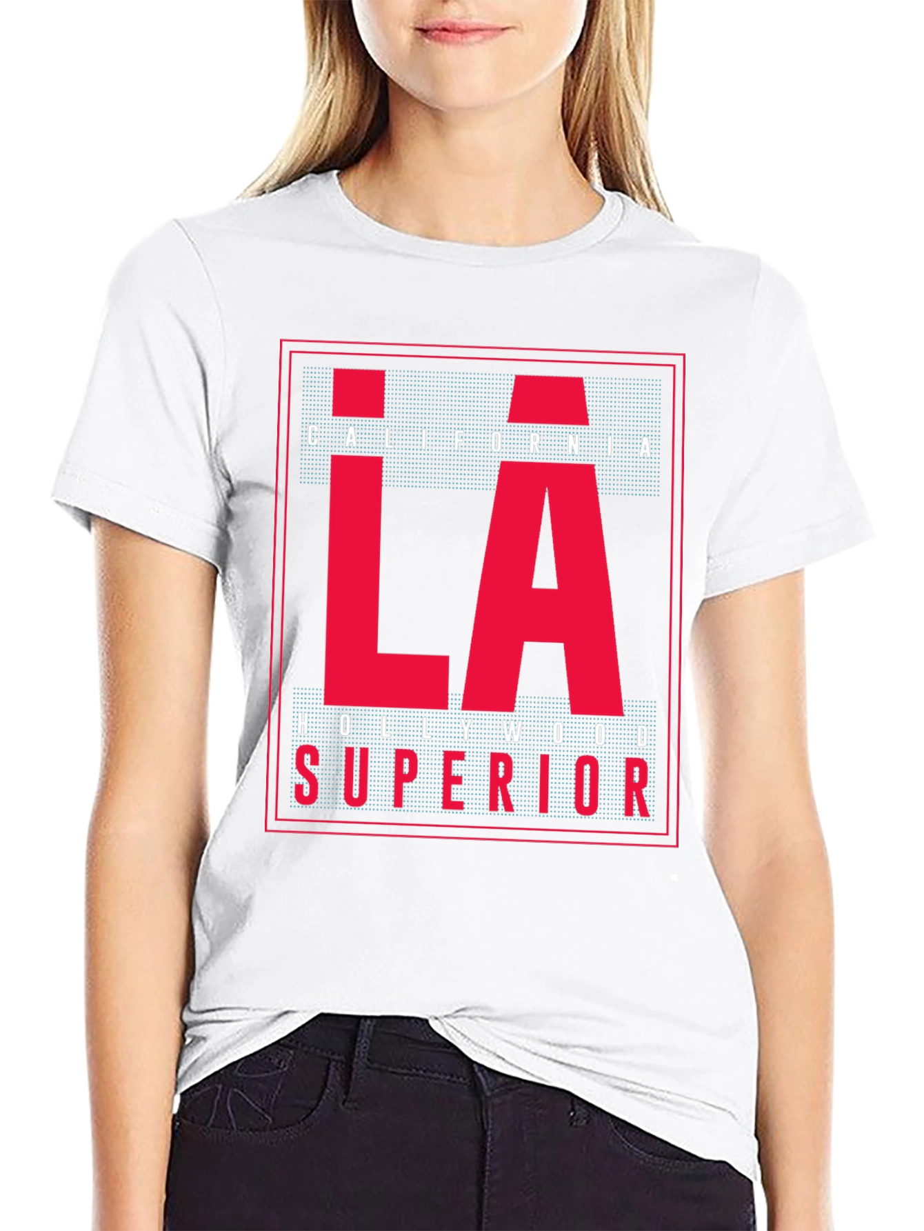 LA California Graphic Tee - Black
