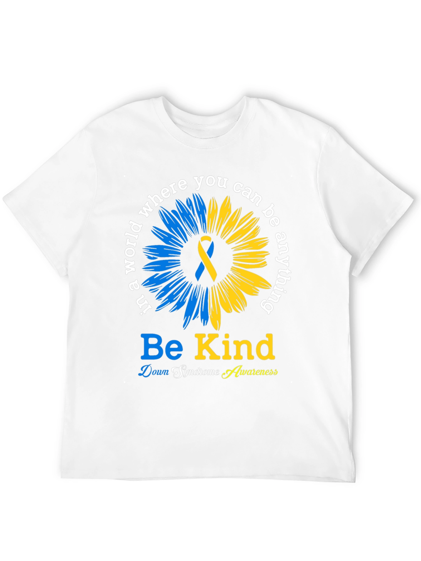 Be Kind Down Syndrome Awareness T-Shirt