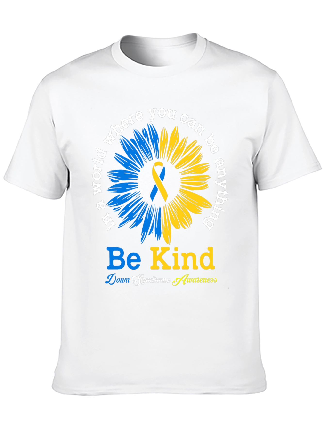 Be Kind Down Syndrome Awareness T-Shirt