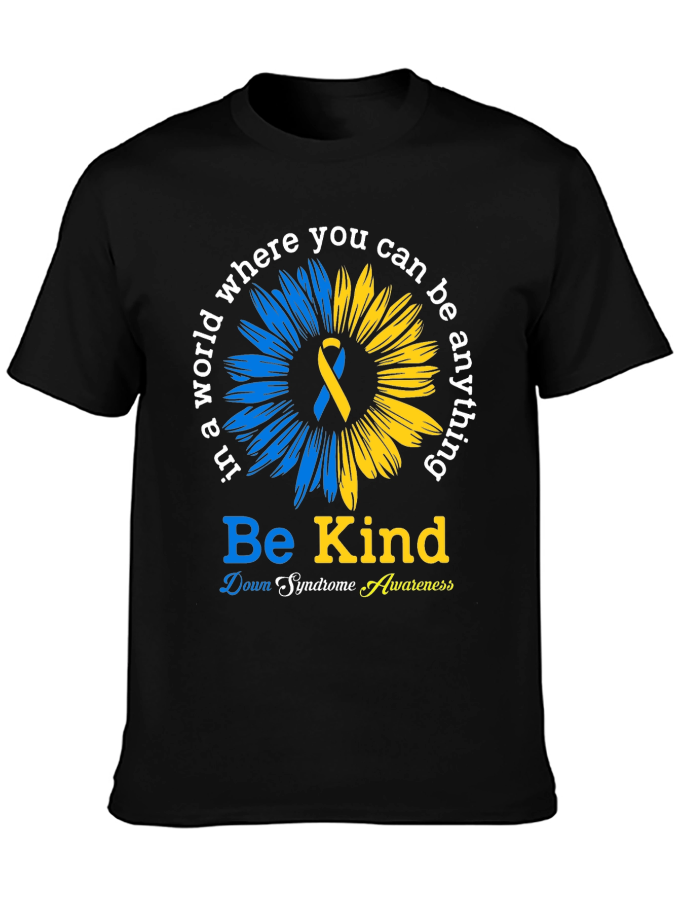 Be Kind Down Syndrome Awareness T-Shirt