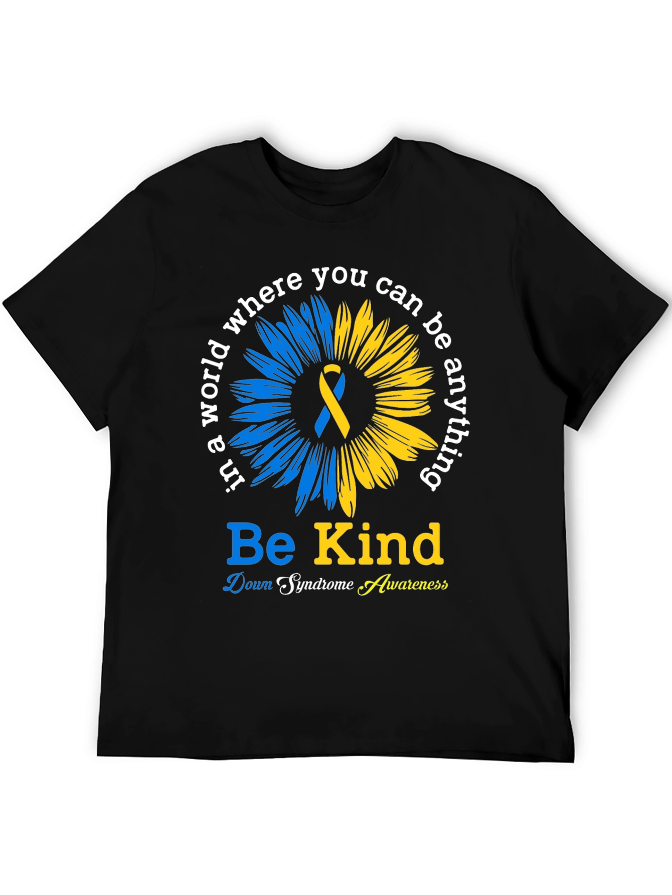 Be Kind Down Syndrome Awareness T-Shirt