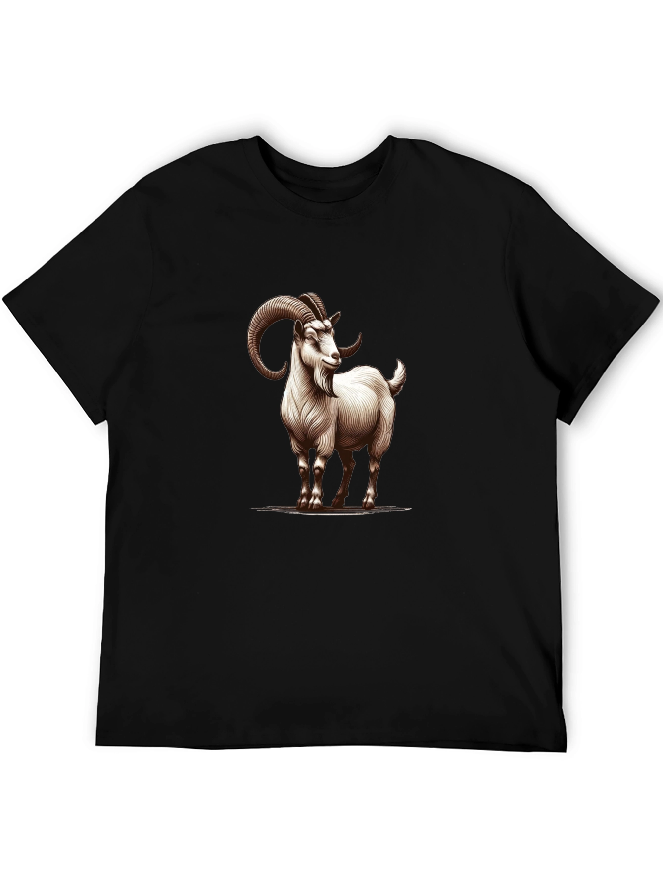 Goat Graphic Black T-Shirt