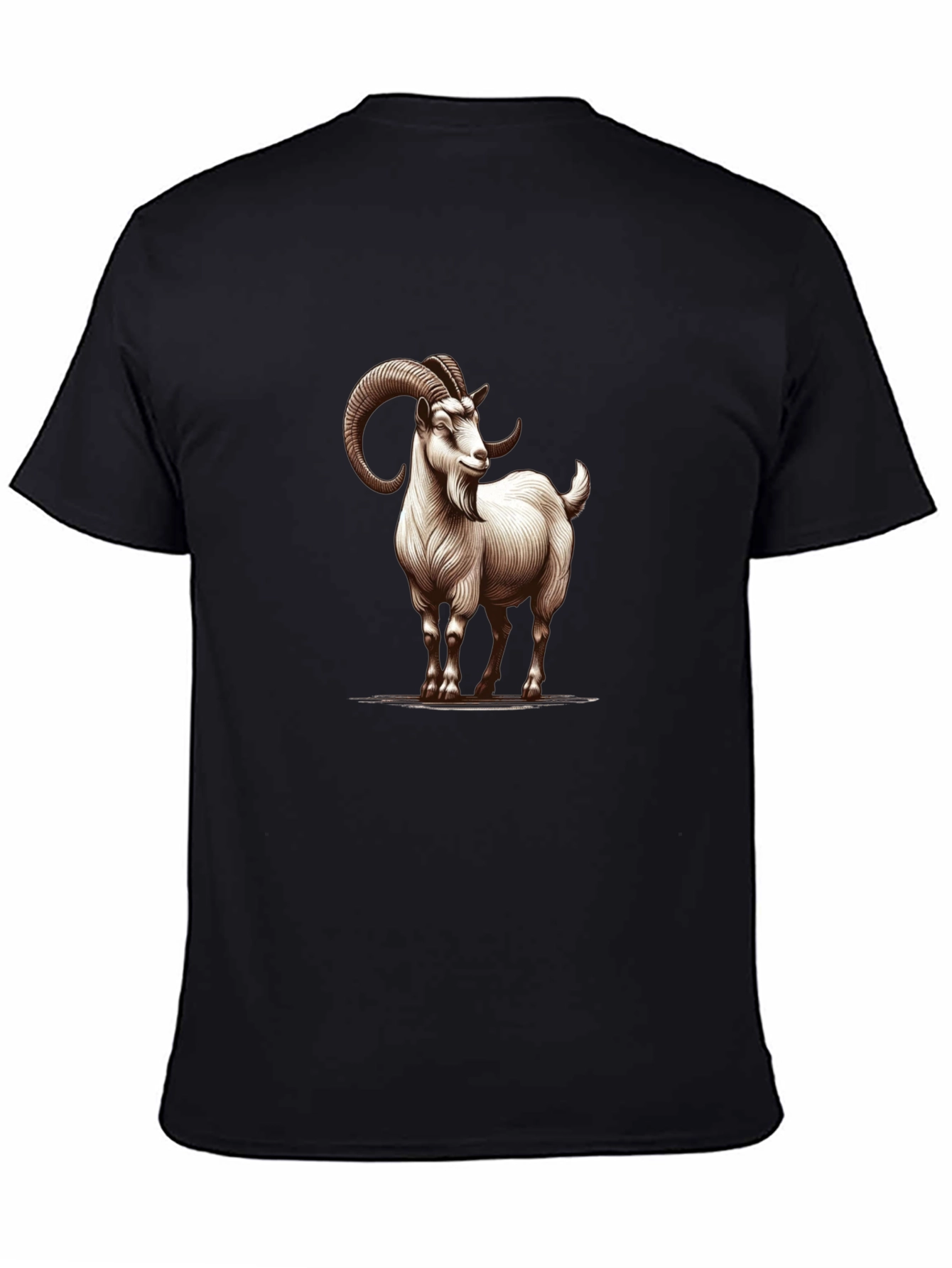Goat Graphic Black T-Shirt