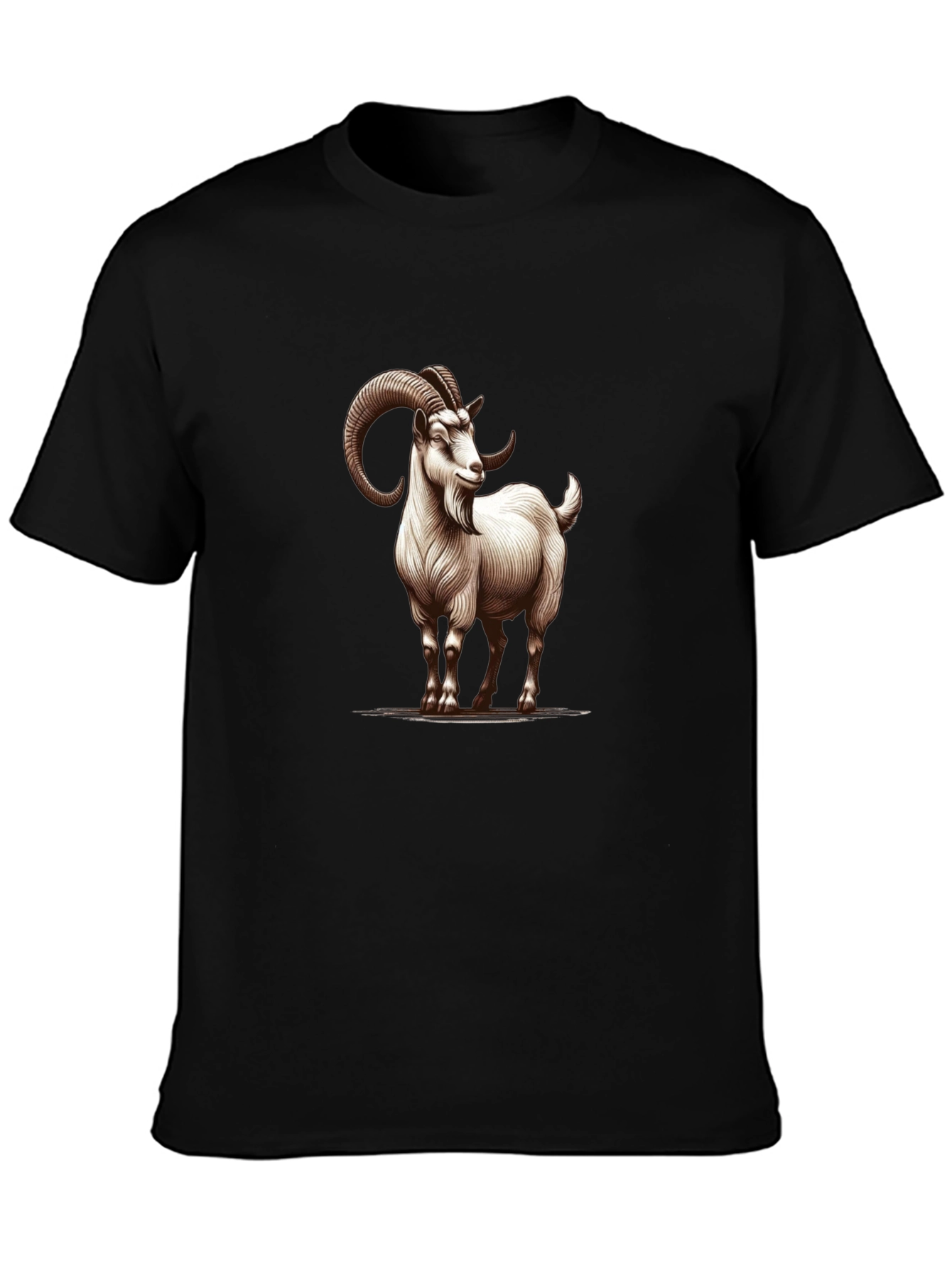 Goat Graphic Black T-Shirt