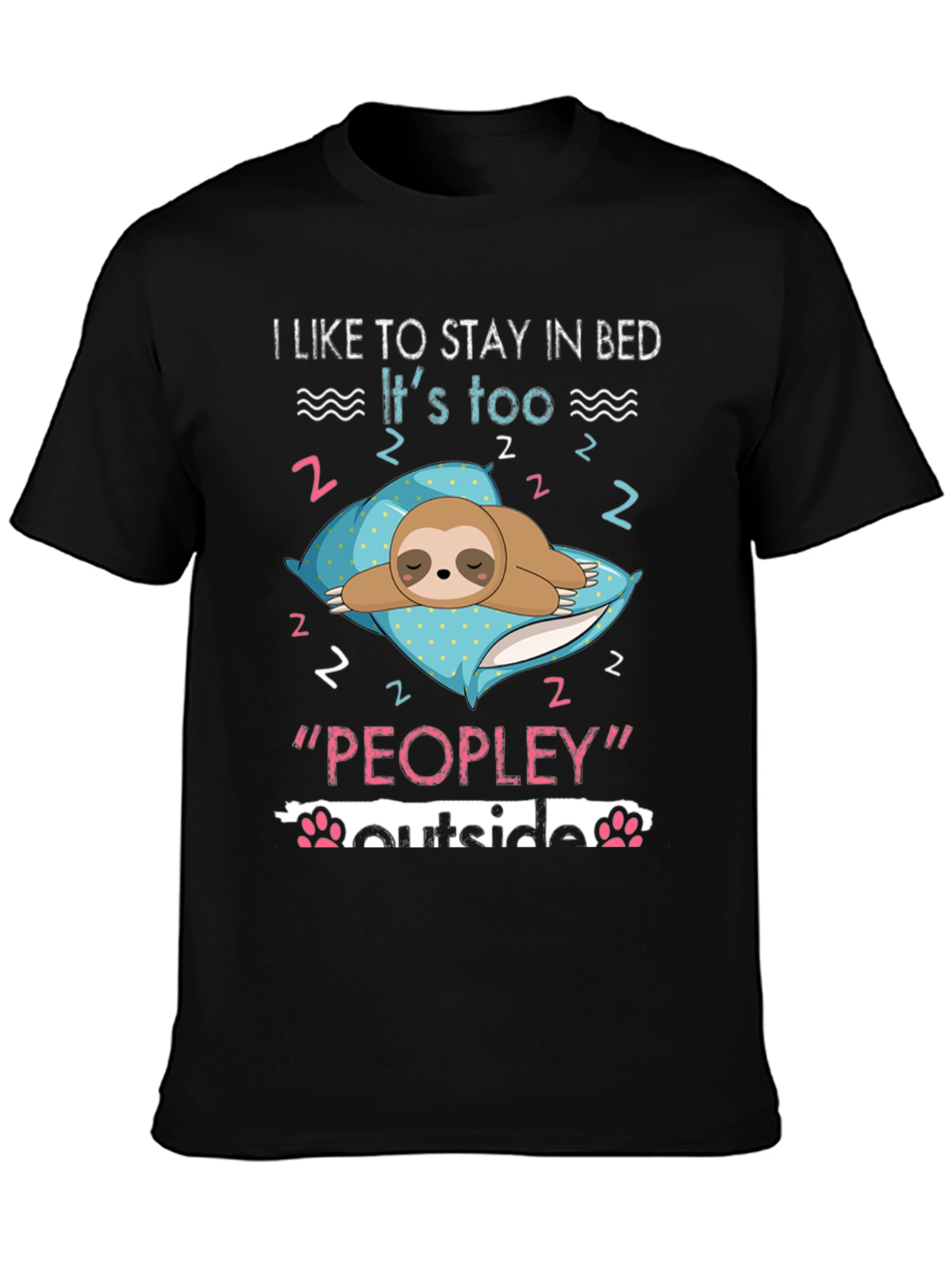 Stay In Bed Sloth Tee