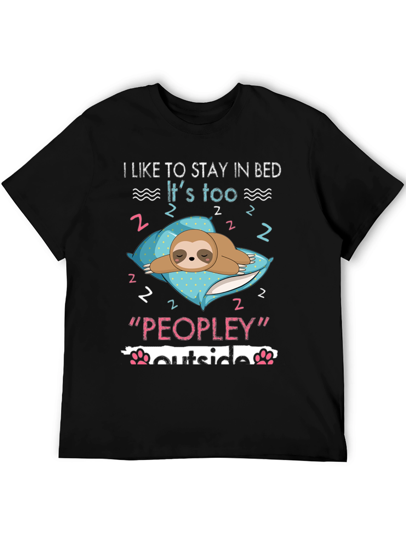 Stay In Bed Sloth Tee