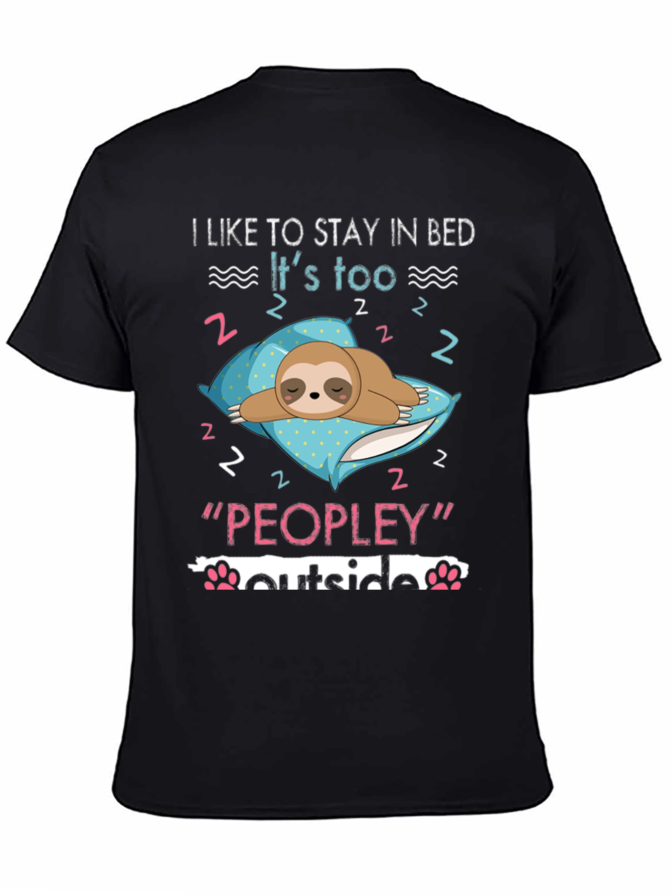 Stay In Bed Sloth Tee