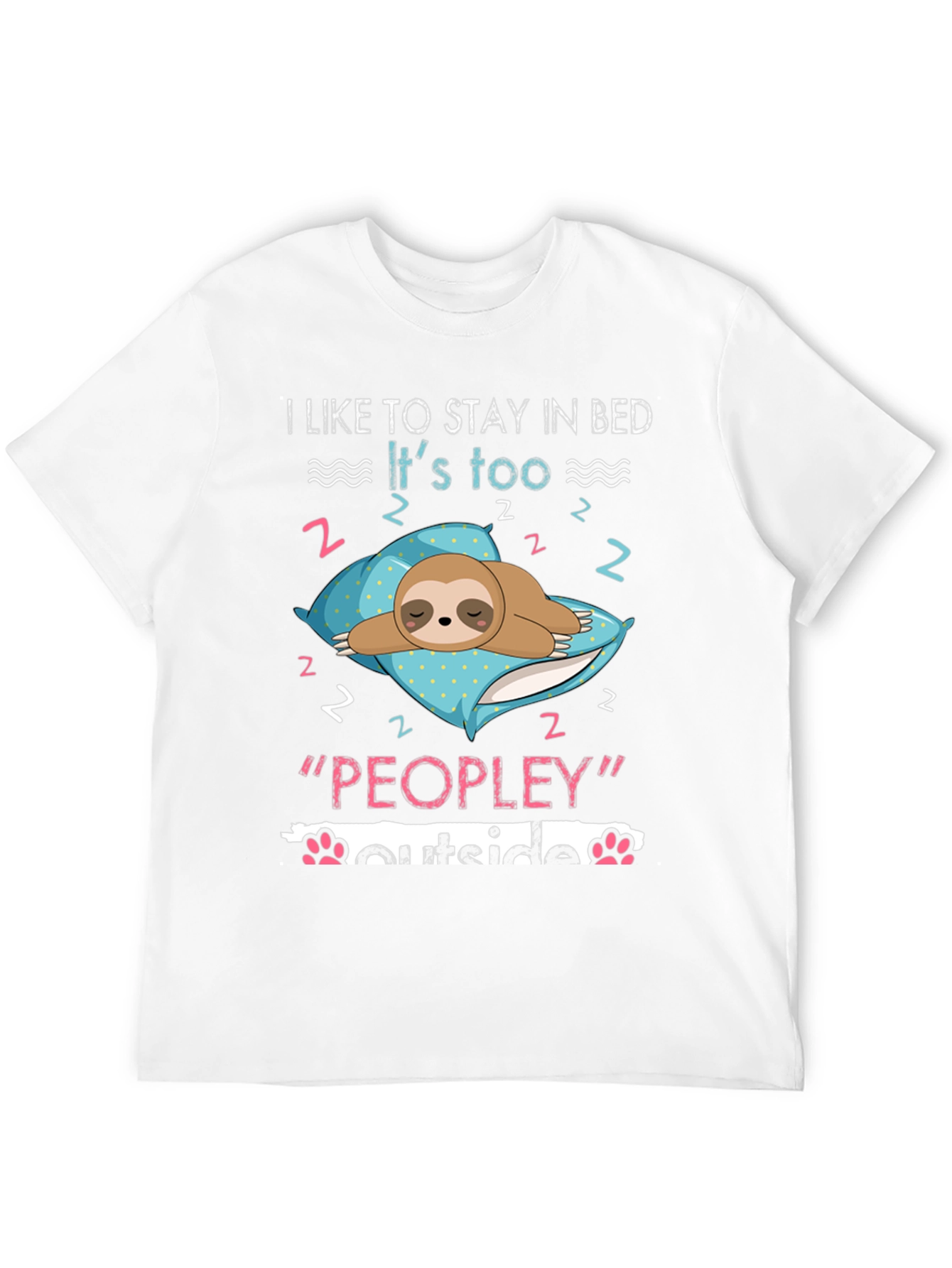 Stay In Bed Sloth Tee