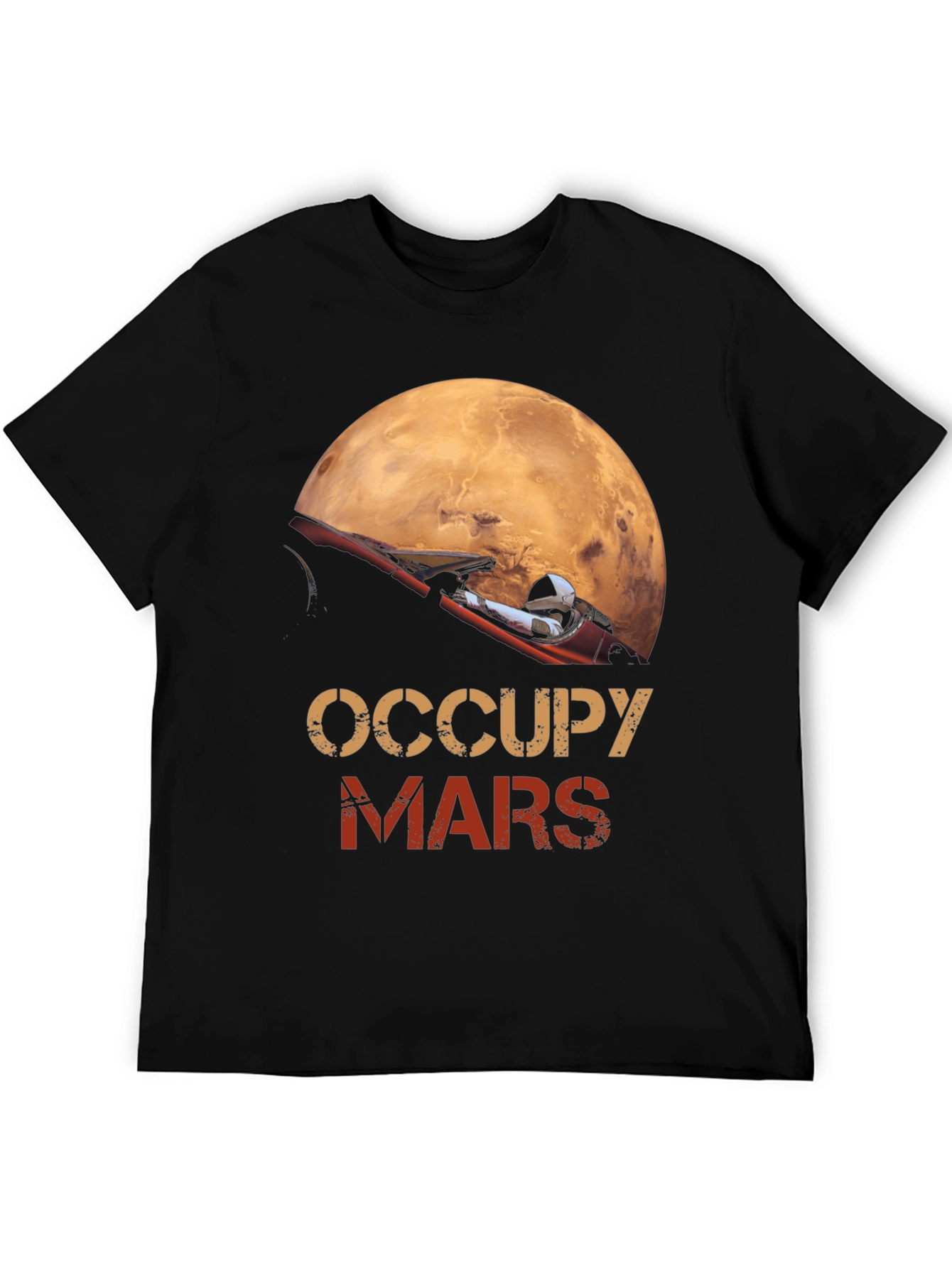 Occupy Mars Graphic T-Shirt Space Exploration Tee