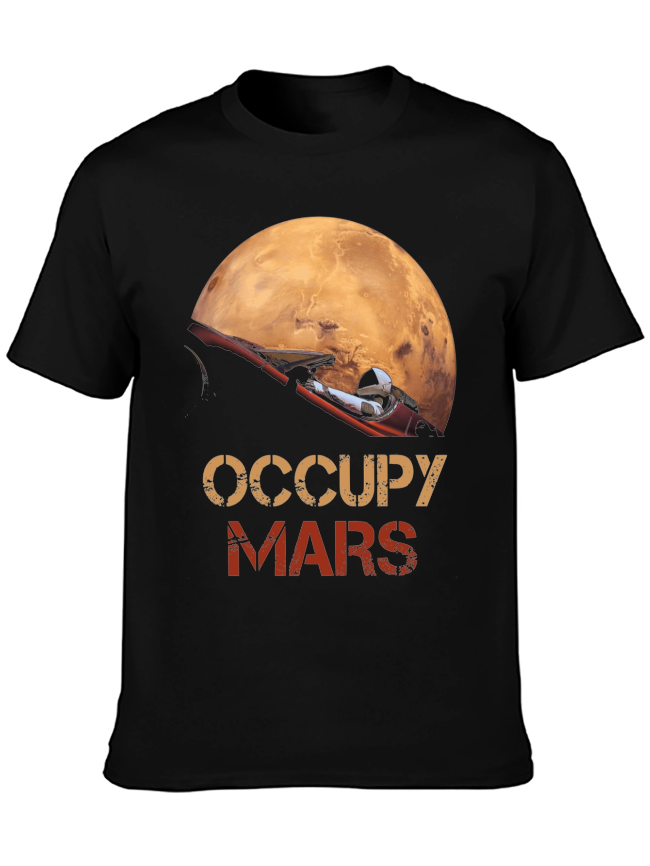 Occupy Mars Graphic T-Shirt Space Exploration Tee