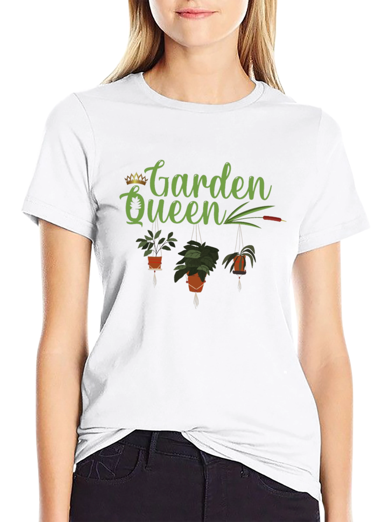 Garden Queen Graphic Tee - Plant Lover T-Shirt