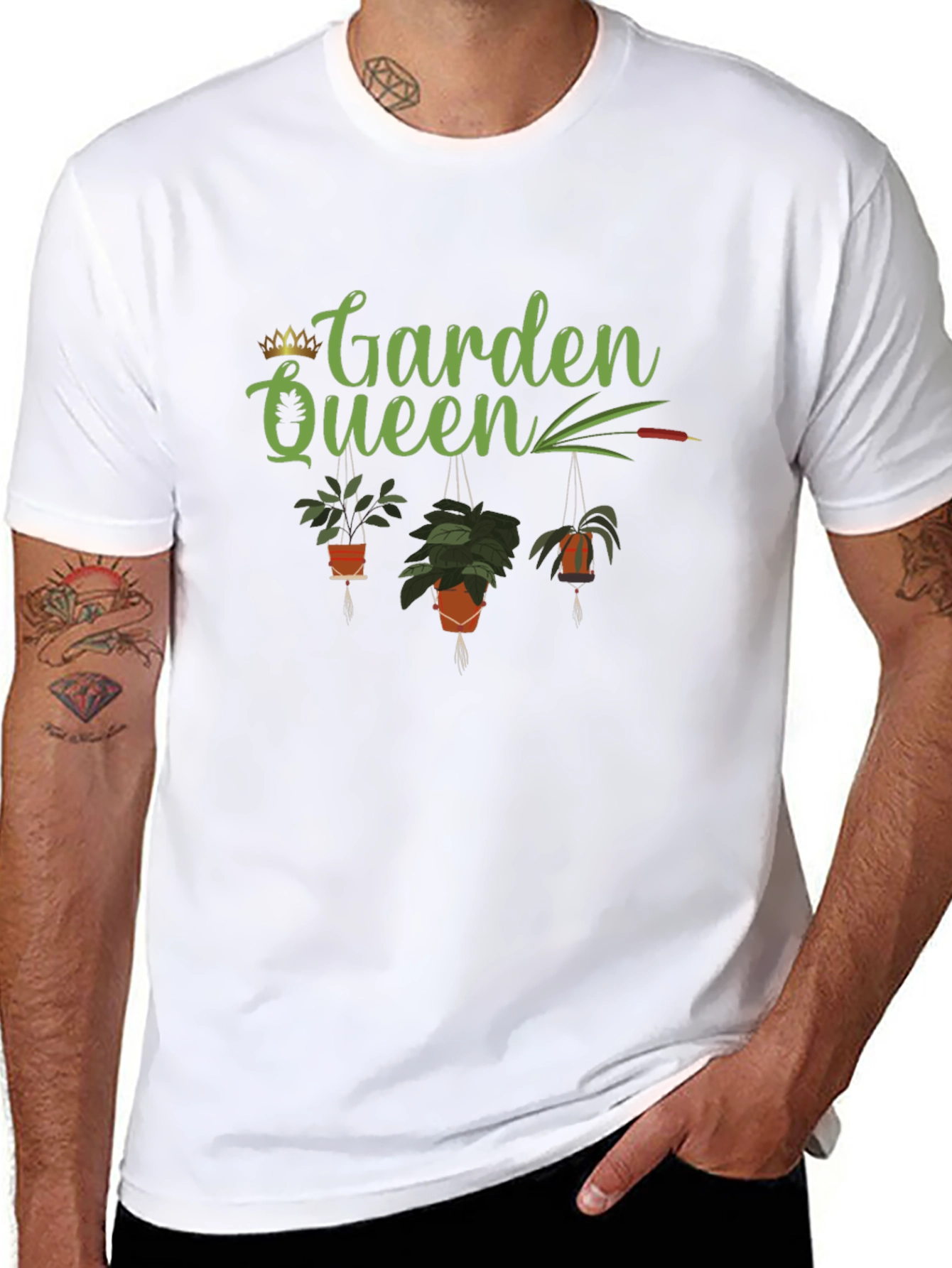 Garden Queen Graphic Tee - Plant Lover T-Shirt