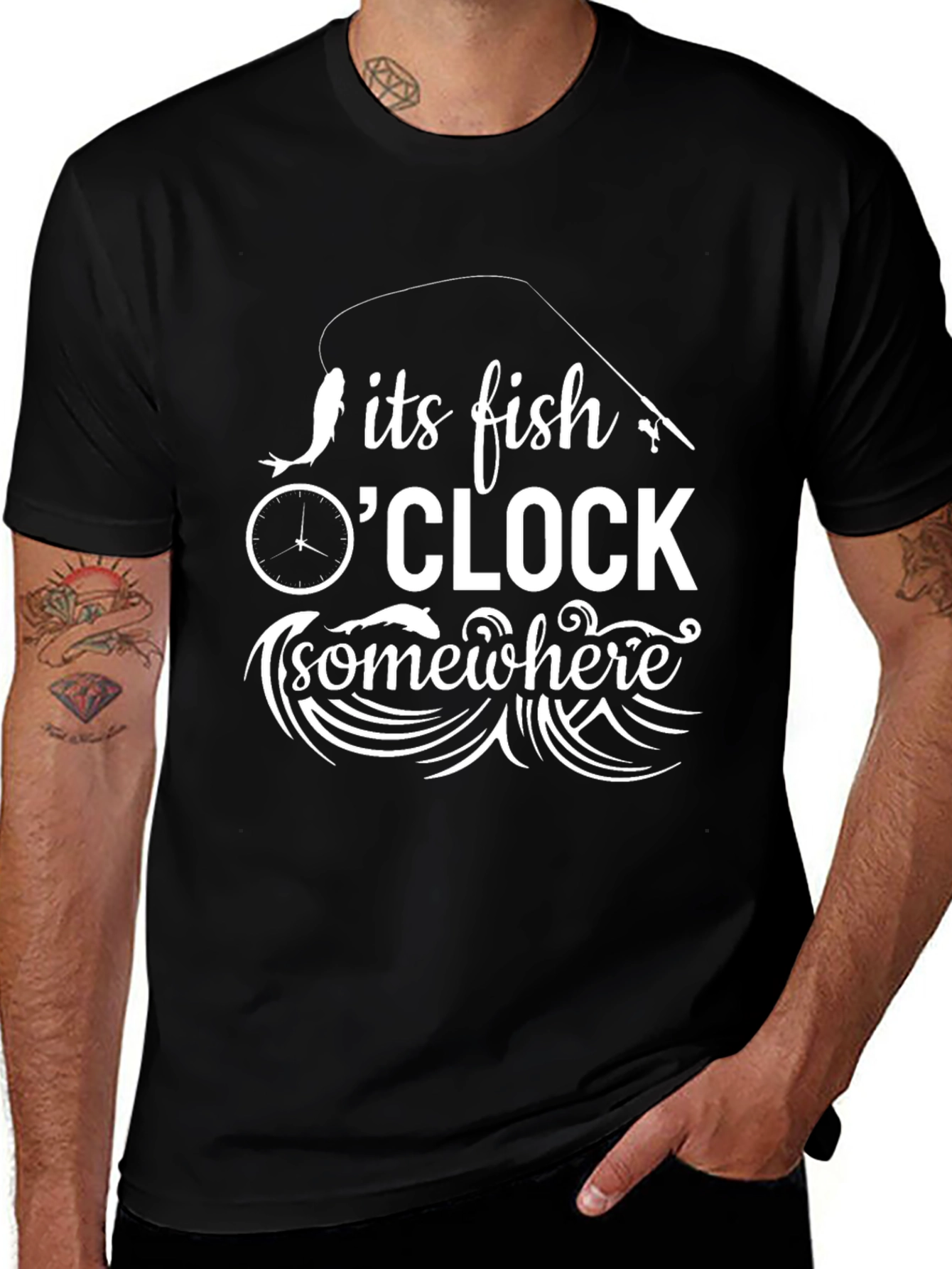 Its Fish OClock Somewhere T-Shirt