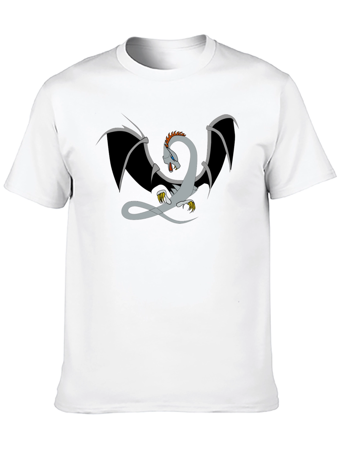 Dragon Graphic T-Shirt - Mens Black Tee
