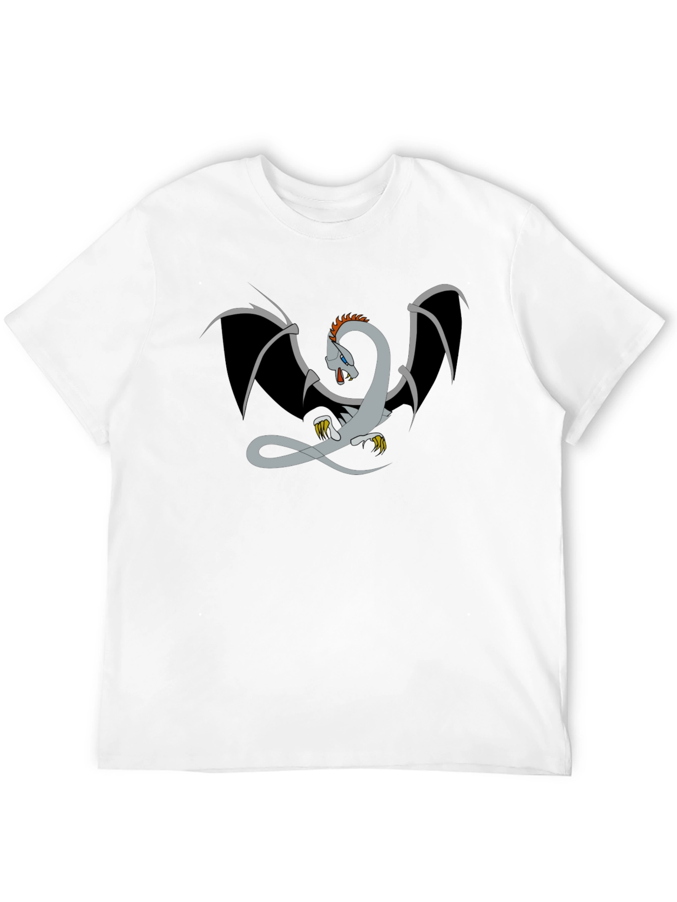 Dragon Graphic T-Shirt - Mens Black Tee