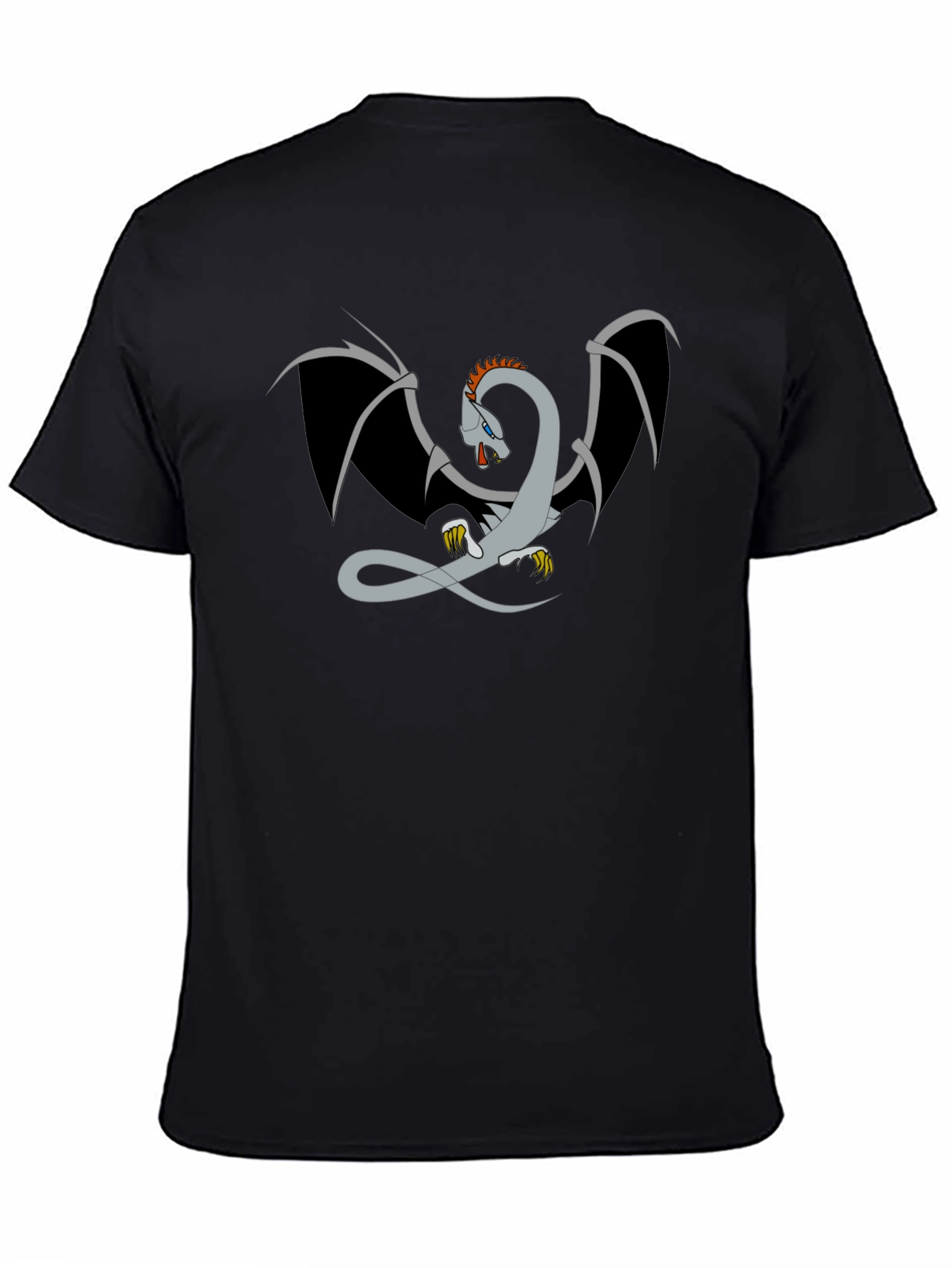 Dragon Graphic T-Shirt - Mens Black Tee