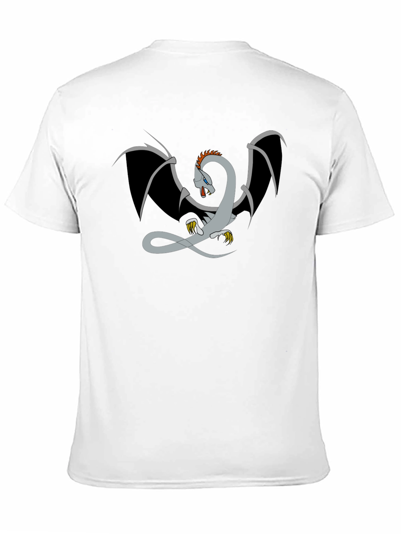 Dragon Graphic T-Shirt - Mens Black Tee