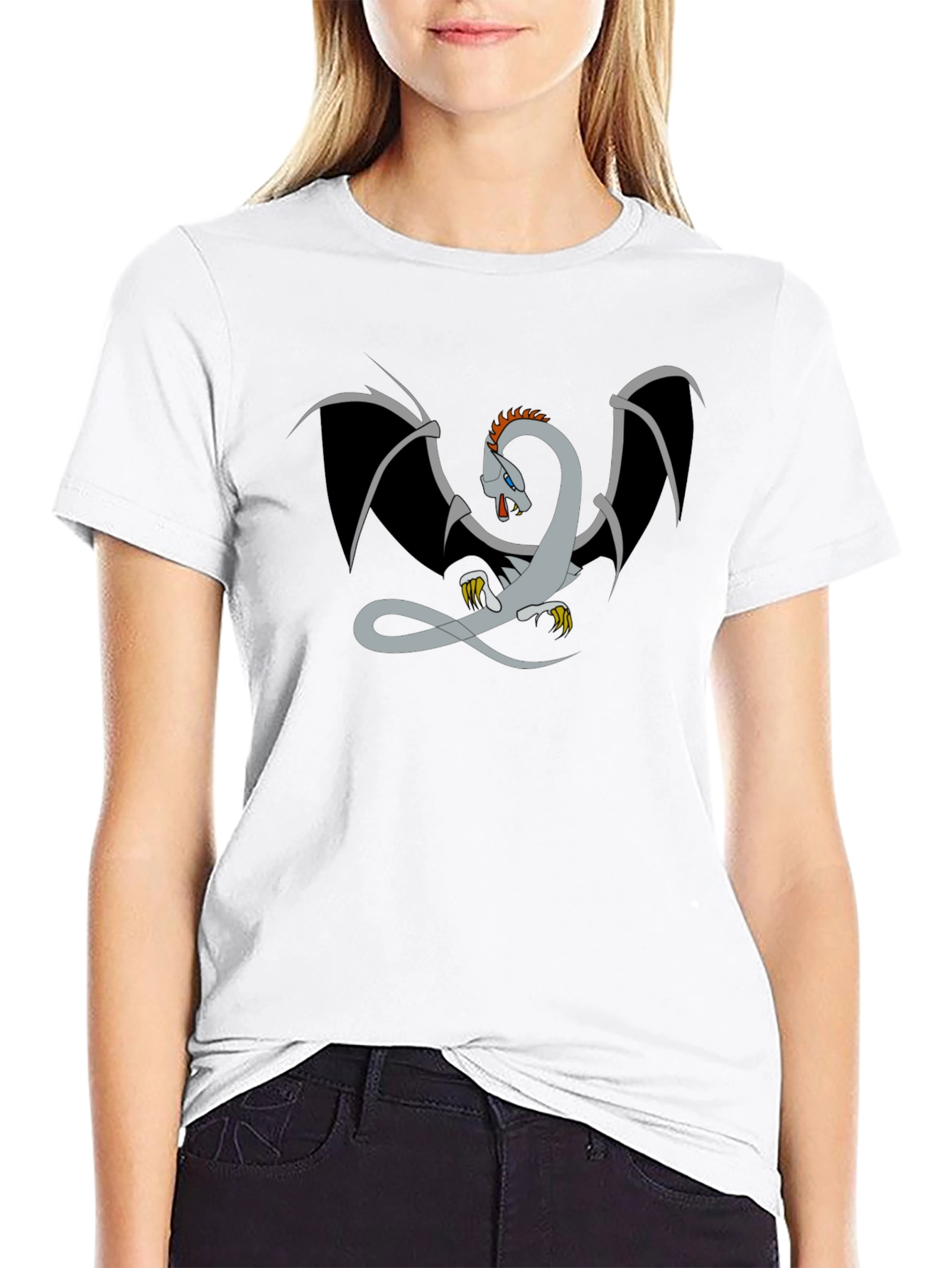 Dragon Graphic T-Shirt - Mens Black Tee