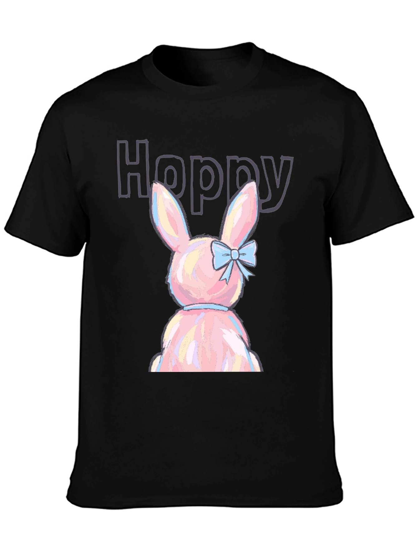 Hoppy Easter Bunny Graphic T-Shirt