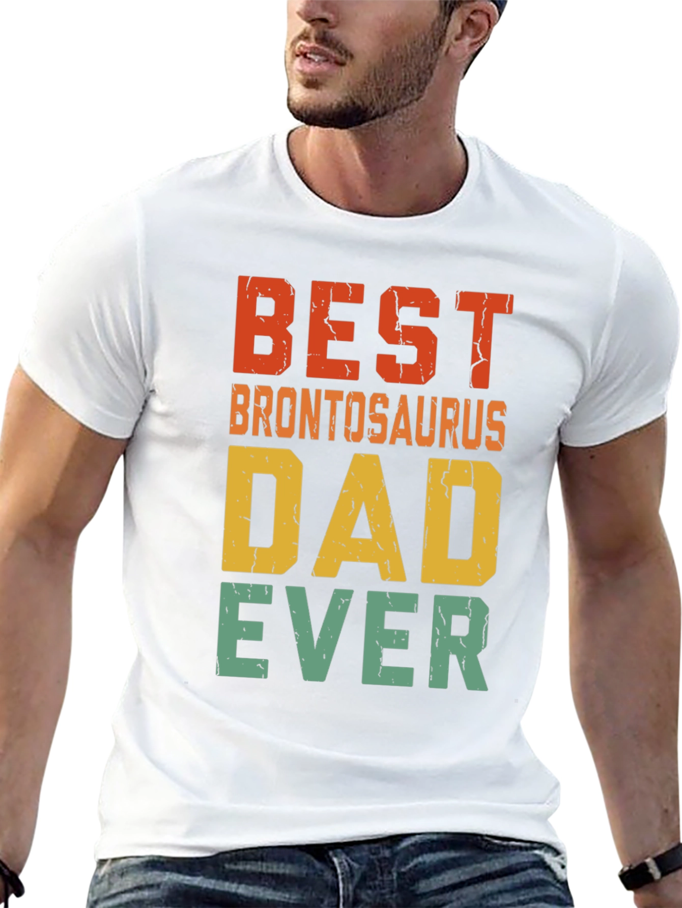 Best Brontosaurus Dad Ever T-Shirt