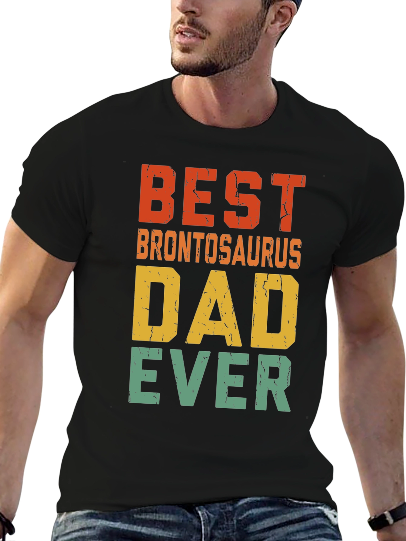 Best Brontosaurus Dad Ever T-Shirt
