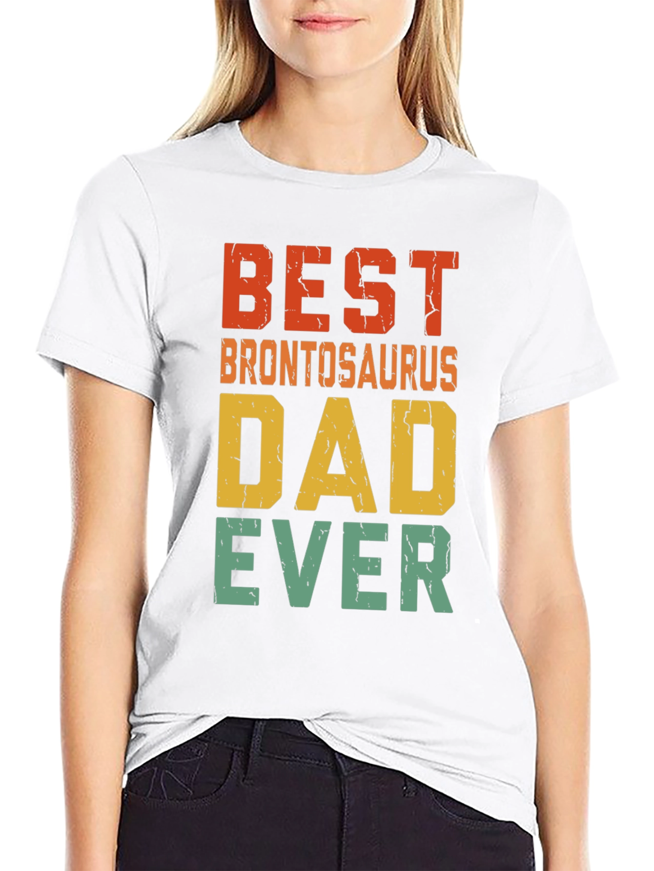 Best Brontosaurus Dad Ever T-Shirt