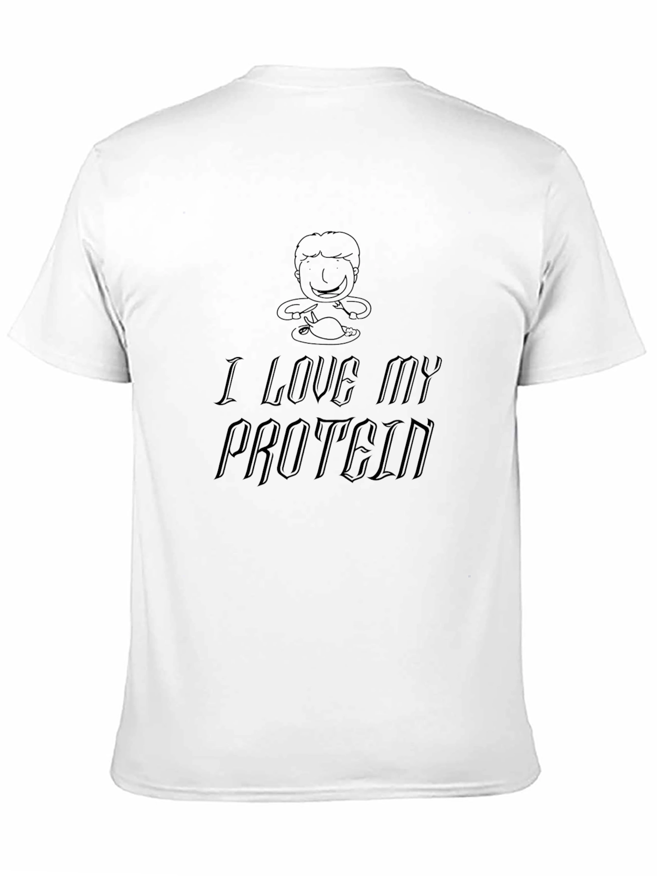 I Love My Protein T-Shirt - Black Graphic Tee