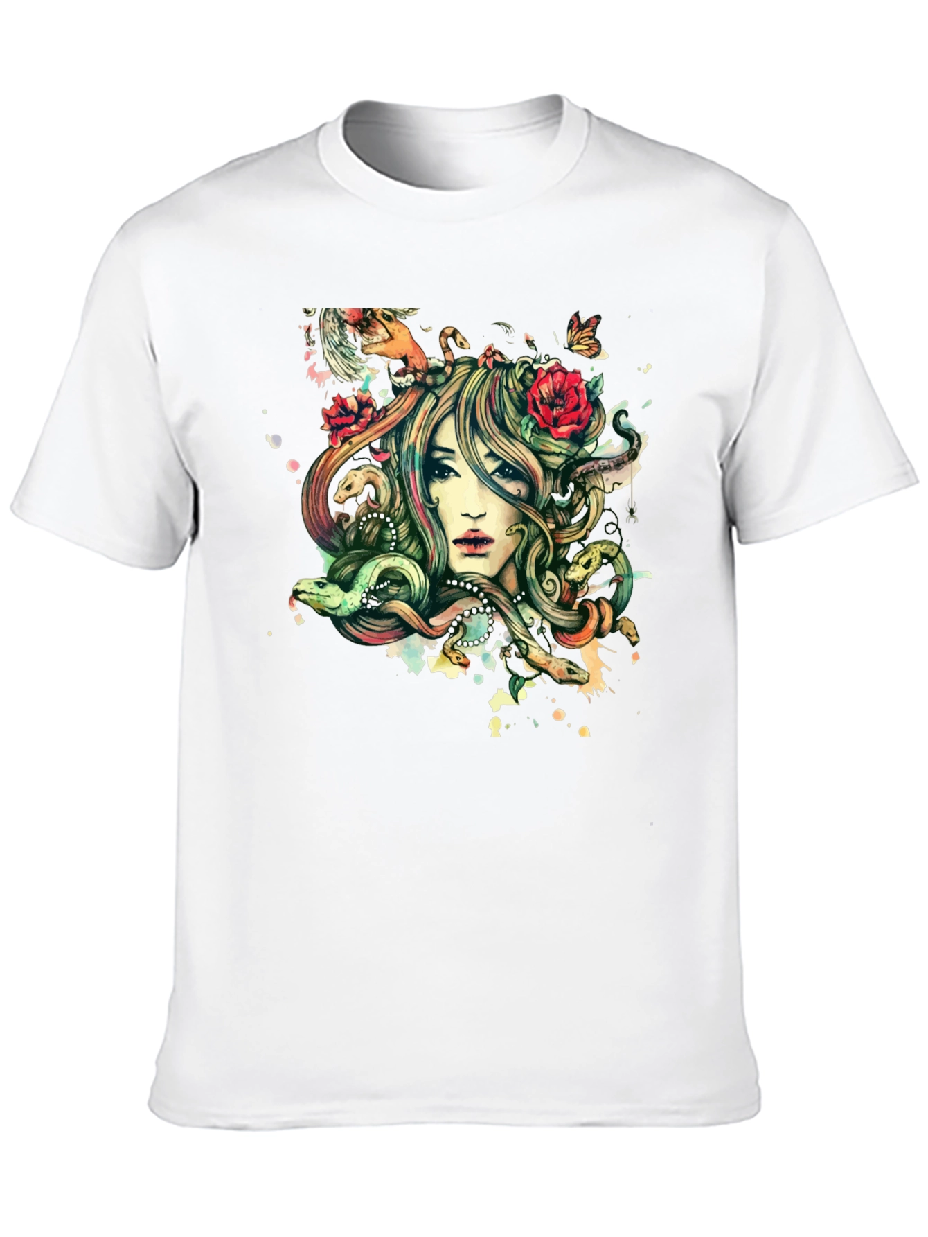 Medusa Graphic Black Tee