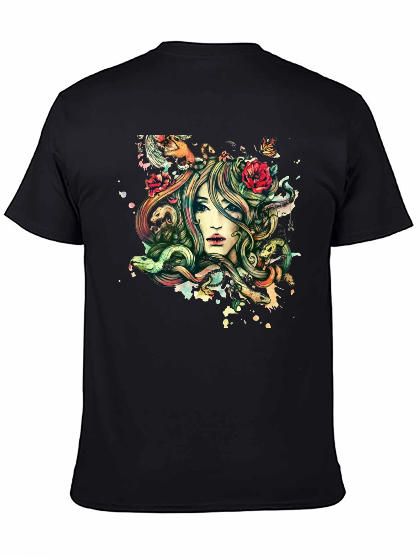 Medusa Graphic Black Tee