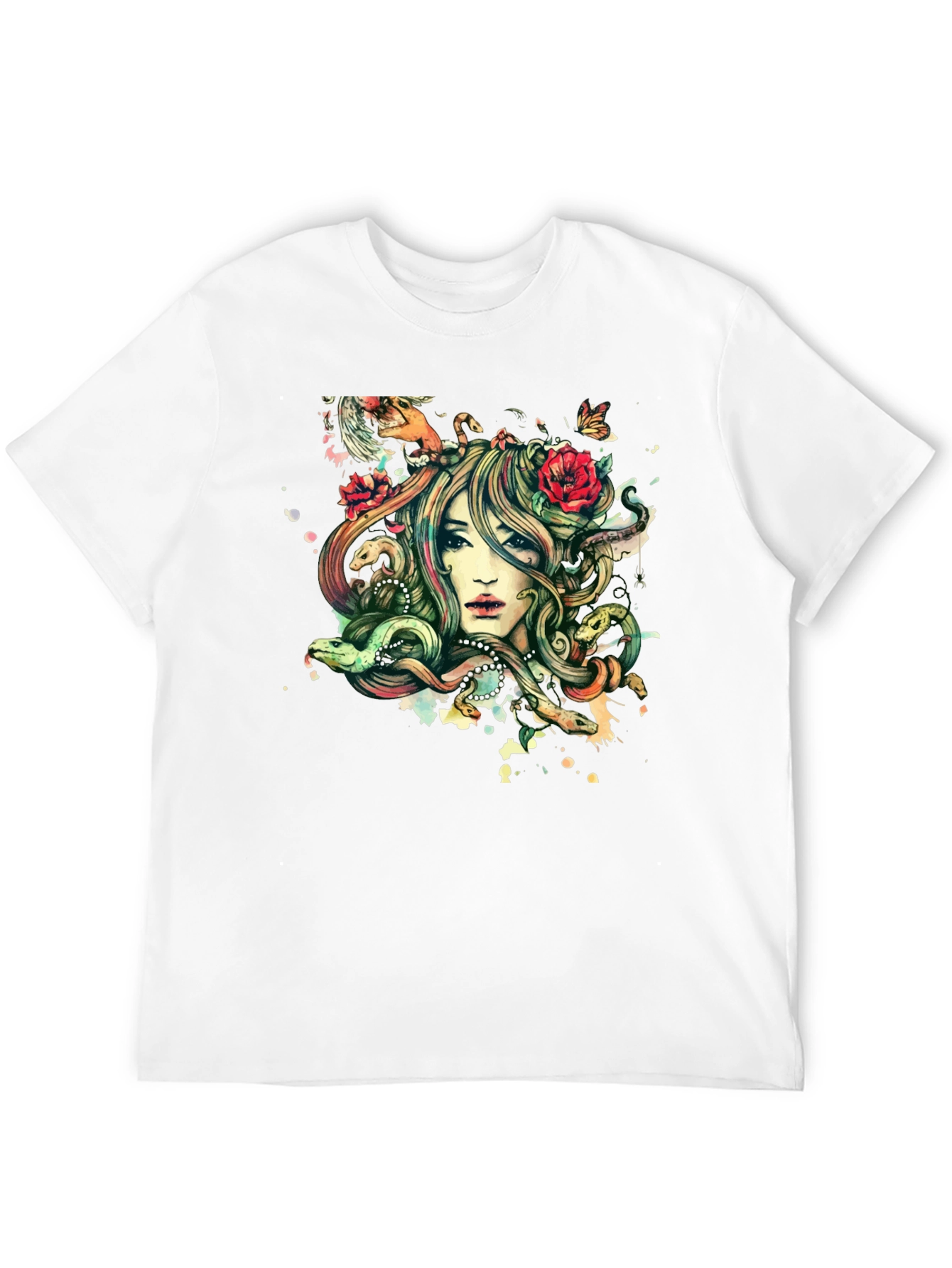 Medusa Graphic Black Tee
