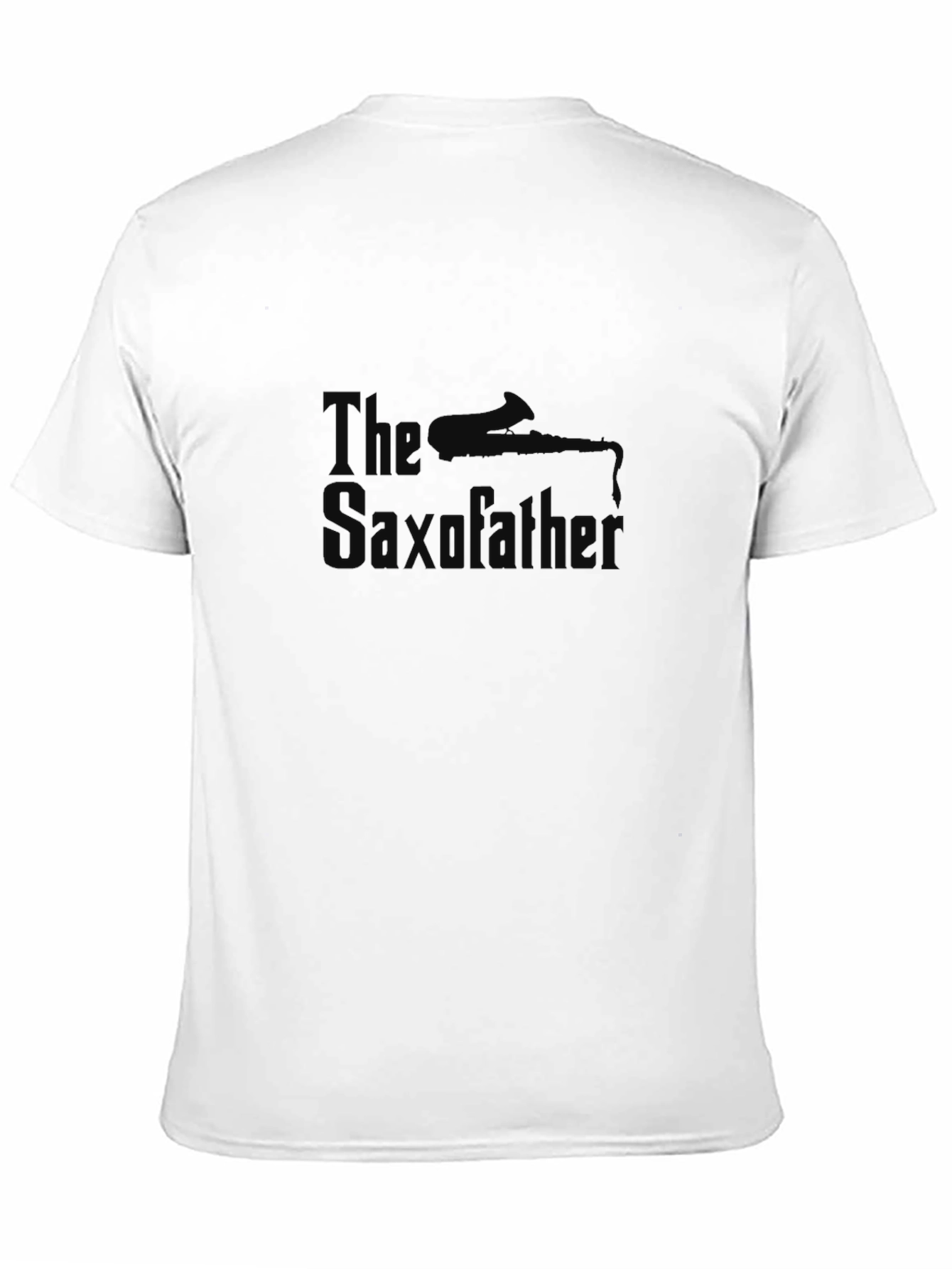 The Saxofather Black T-Shirt - Musical Humor