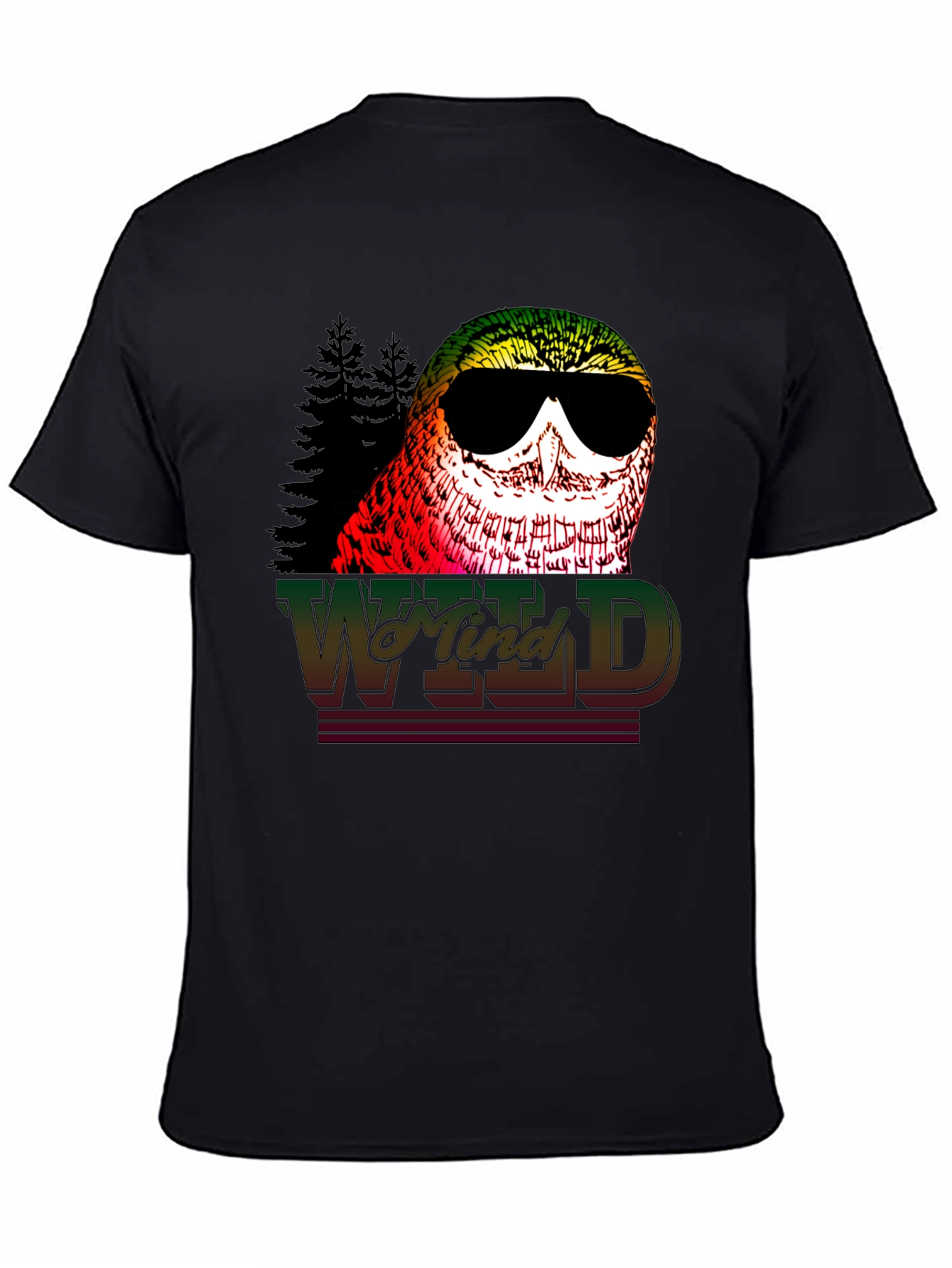 Wild Mind Owl Graphic Print T-Shirt