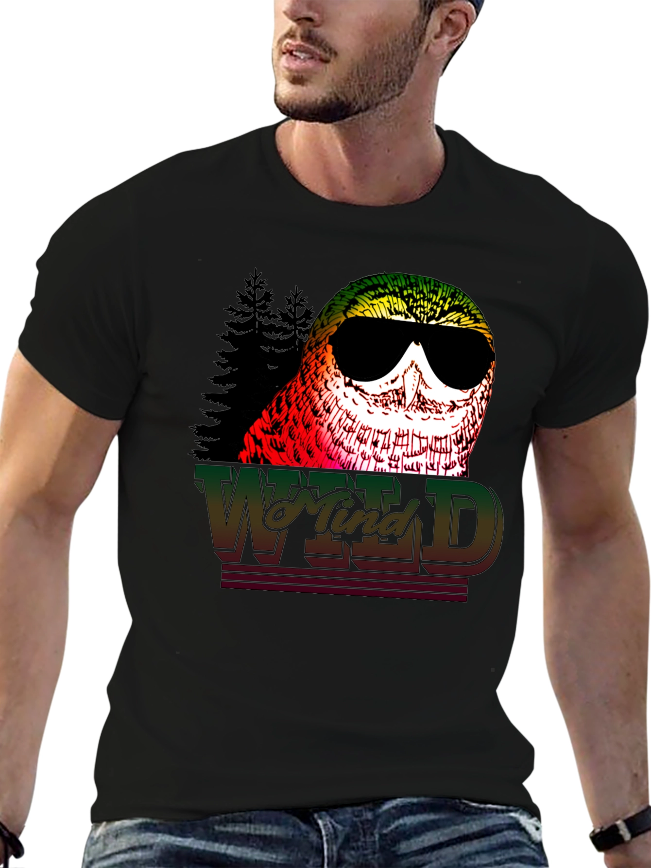 Wild Mind Owl Graphic Print T-Shirt