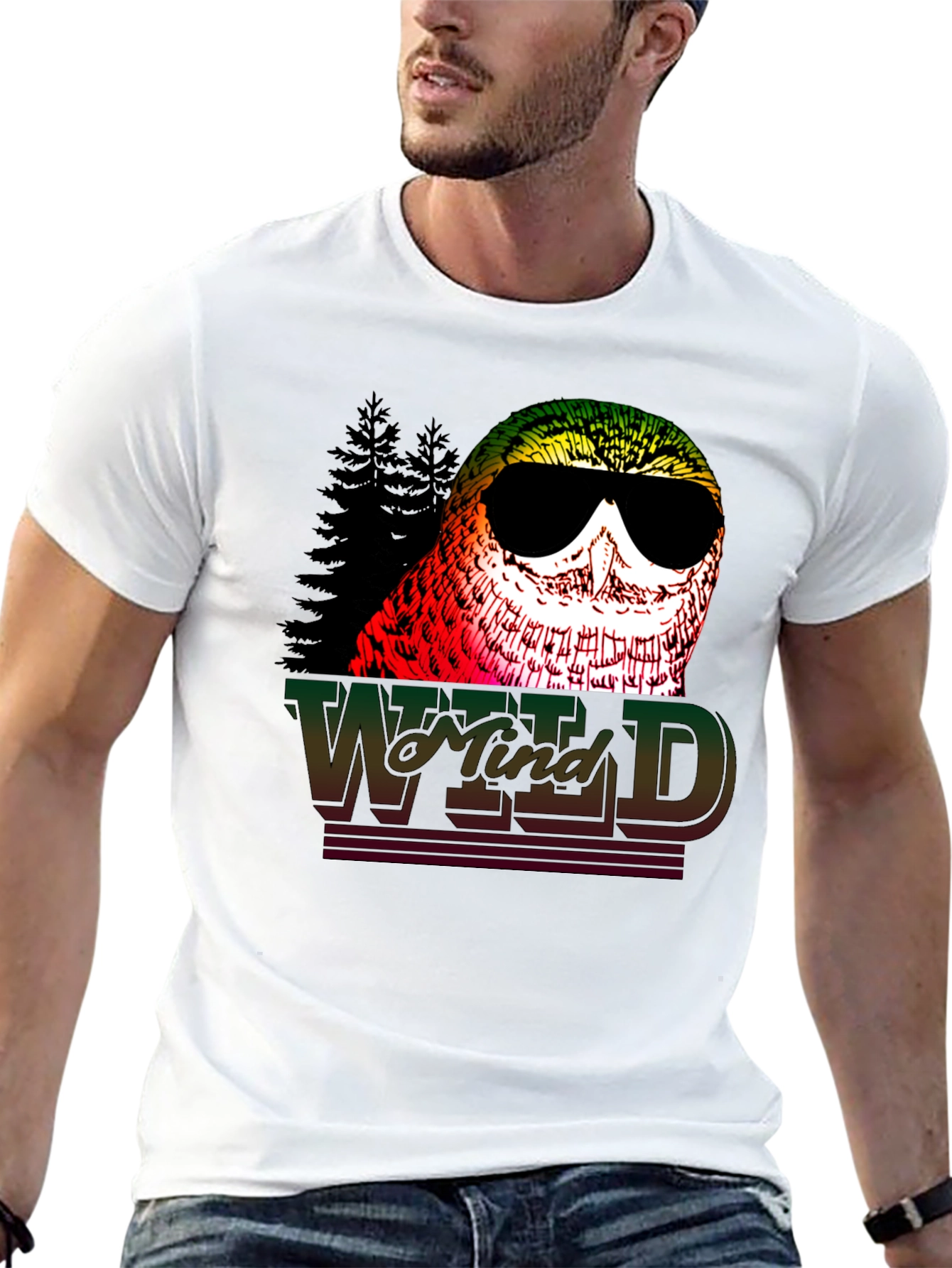 Wild Mind Owl Graphic Print T-Shirt