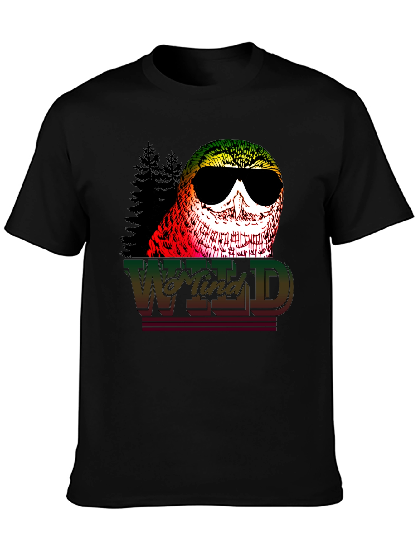 Wild Mind Owl Graphic Print T-Shirt