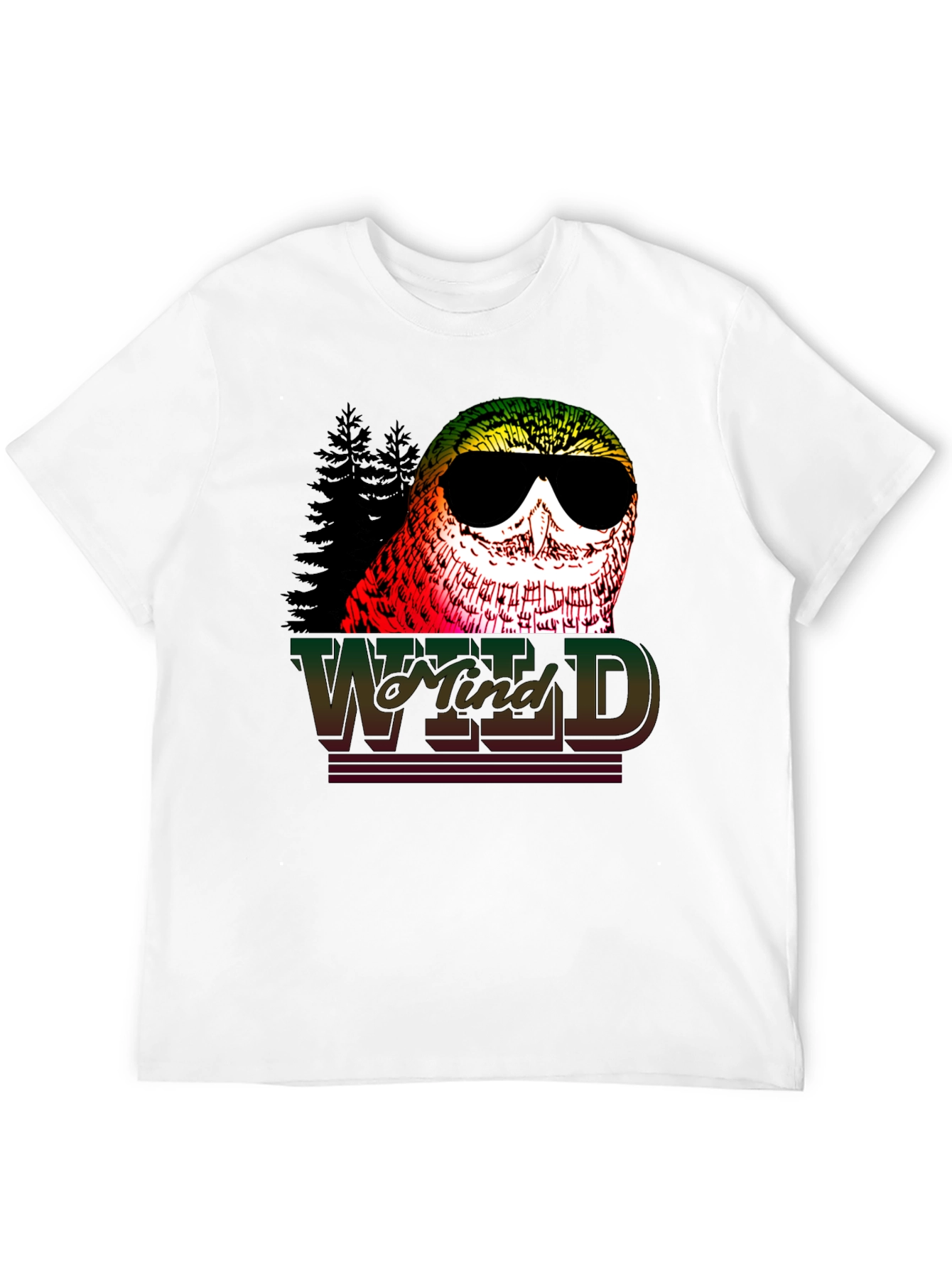 Wild Mind Owl Graphic Print T-Shirt
