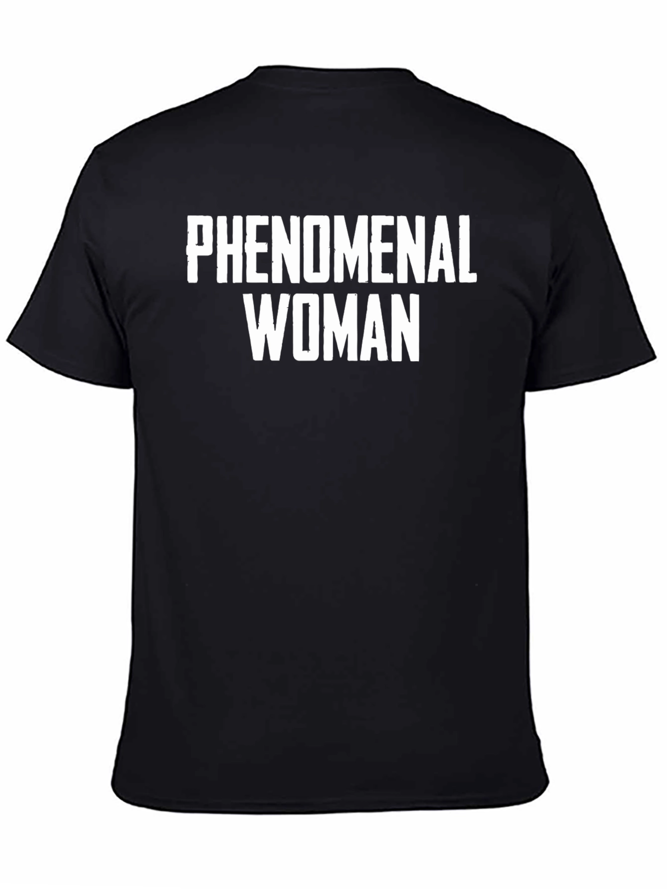 Phenomenal Woman Black Graphic Tee